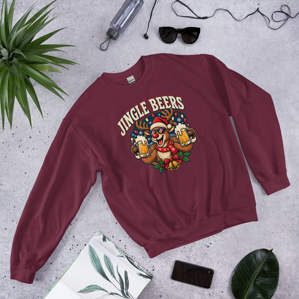 Jingle Beers Unisex Sweatshirt - Snappy Mood
