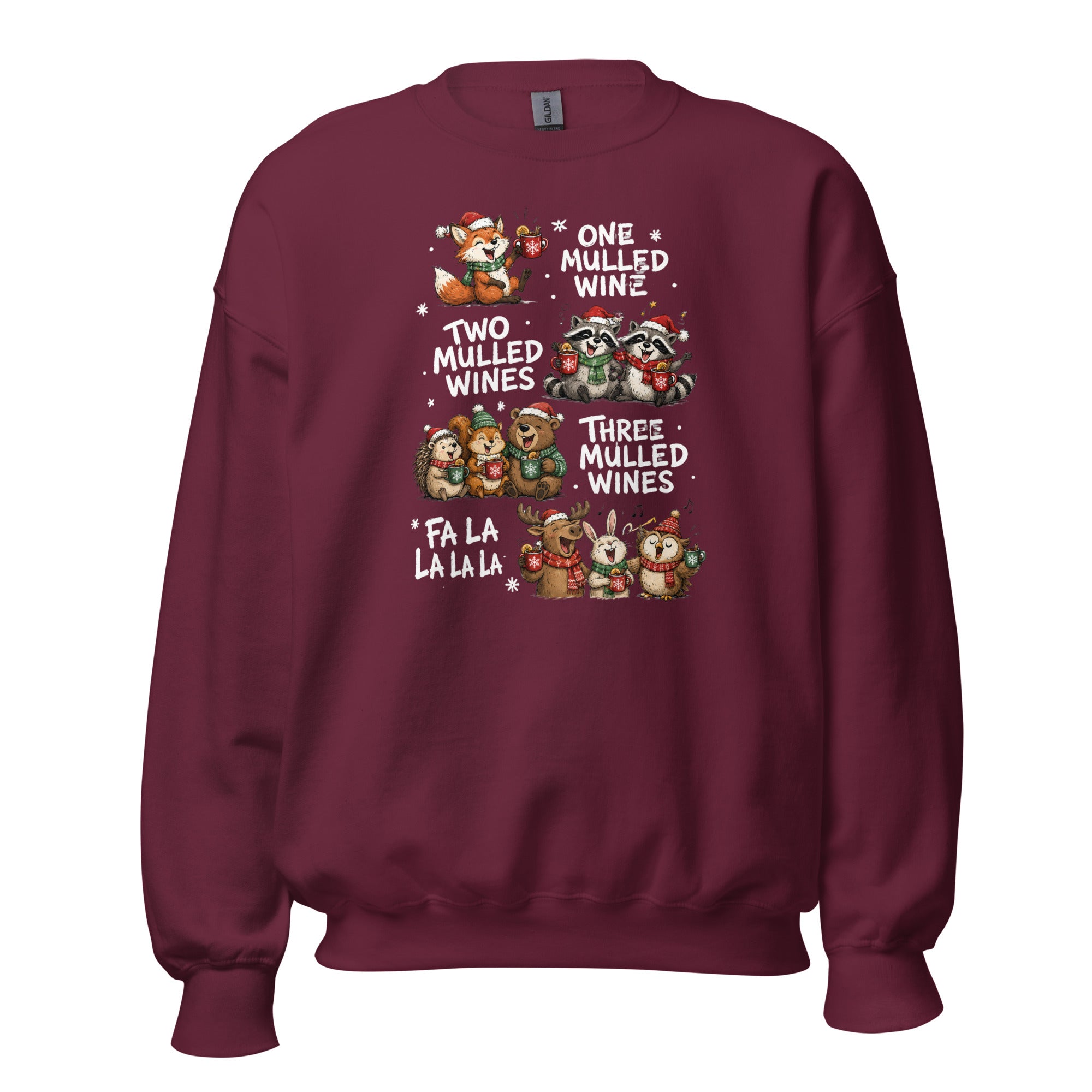 One Two Three Mulled Wine - Funny Christmas Unisex Sweatshirt - Snappy Mood