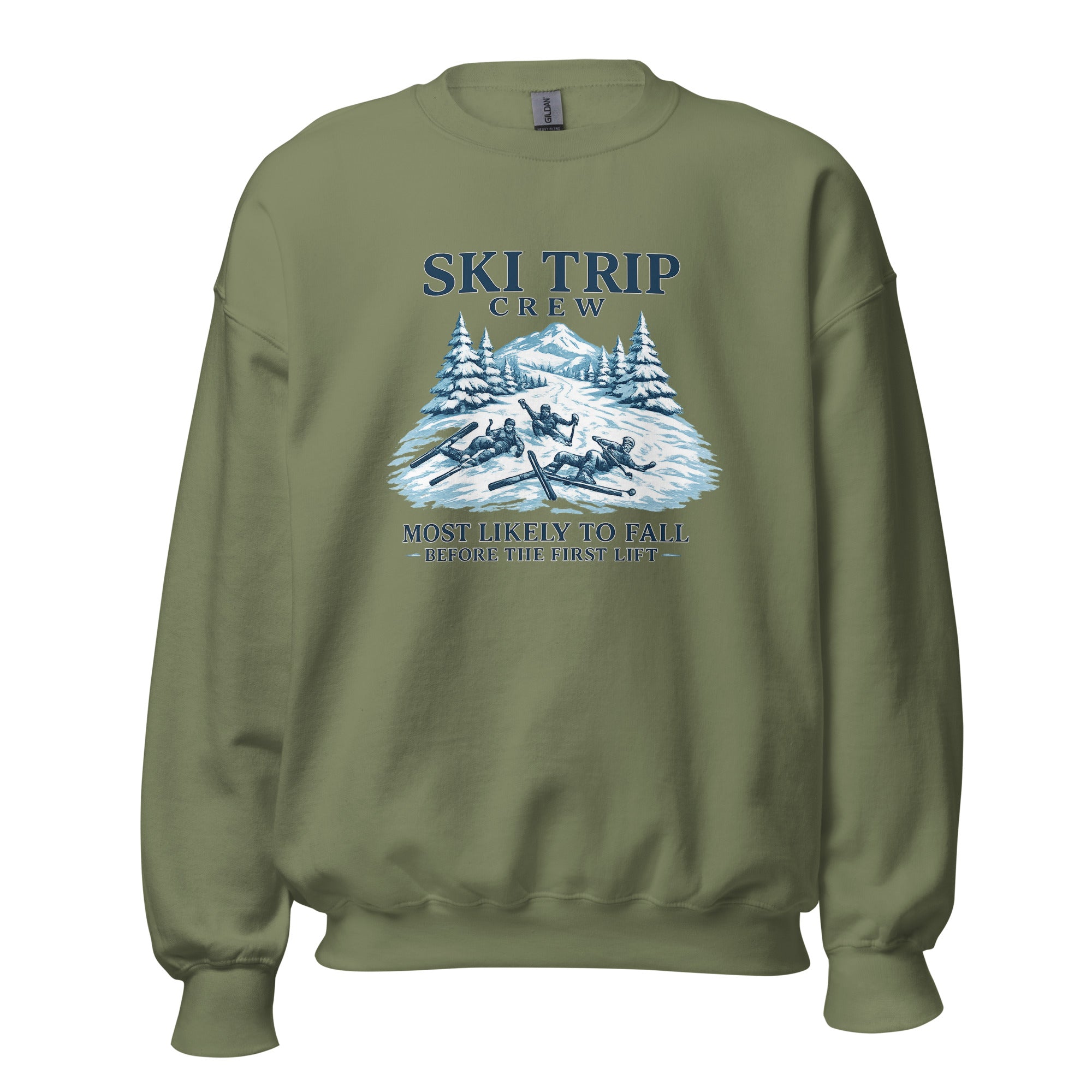 Ski Trip Crew Most Likely To Fall Sweartshirt - Snappy Mood