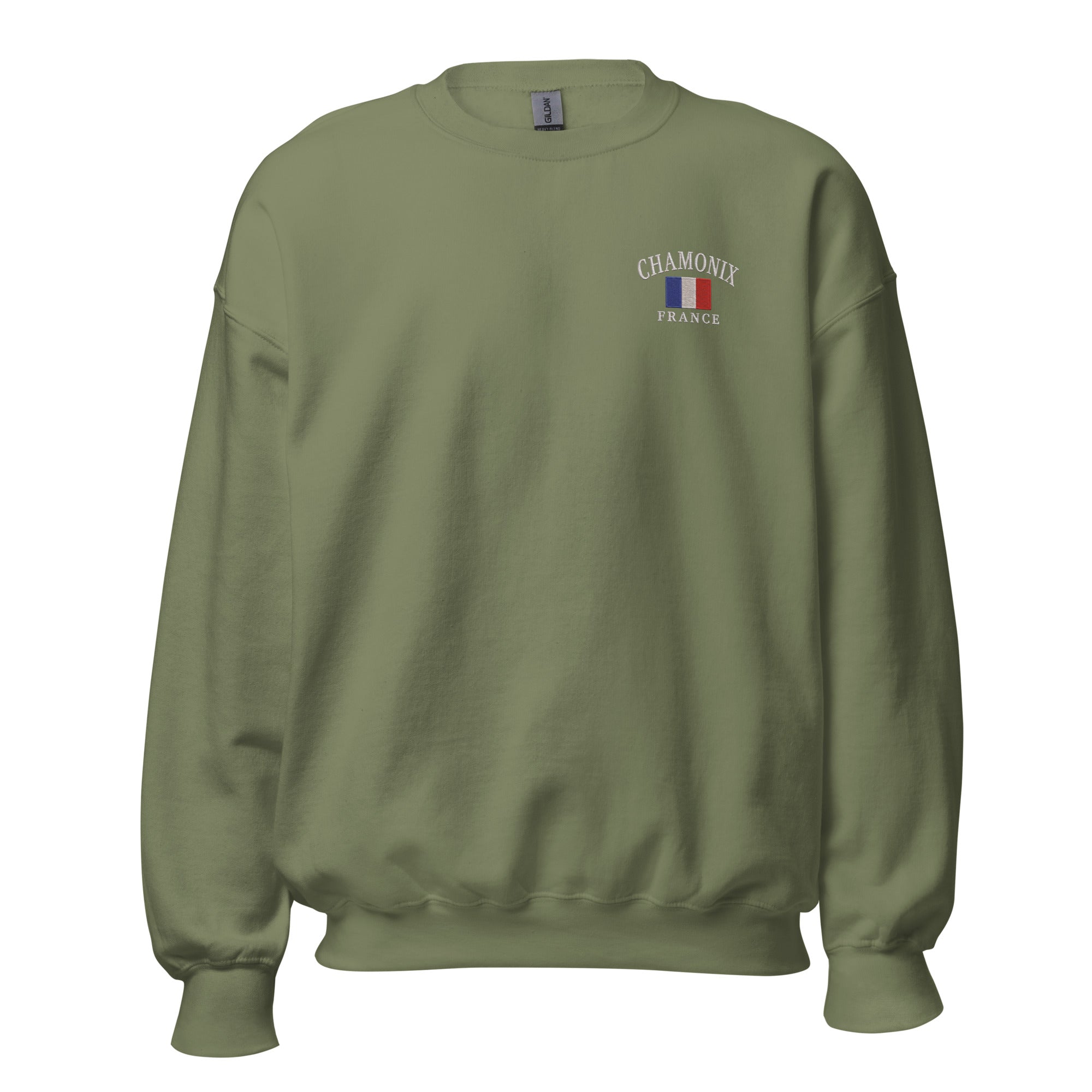 Chamonix France Embroidery Ski Sweatshirt - Snappy Mood