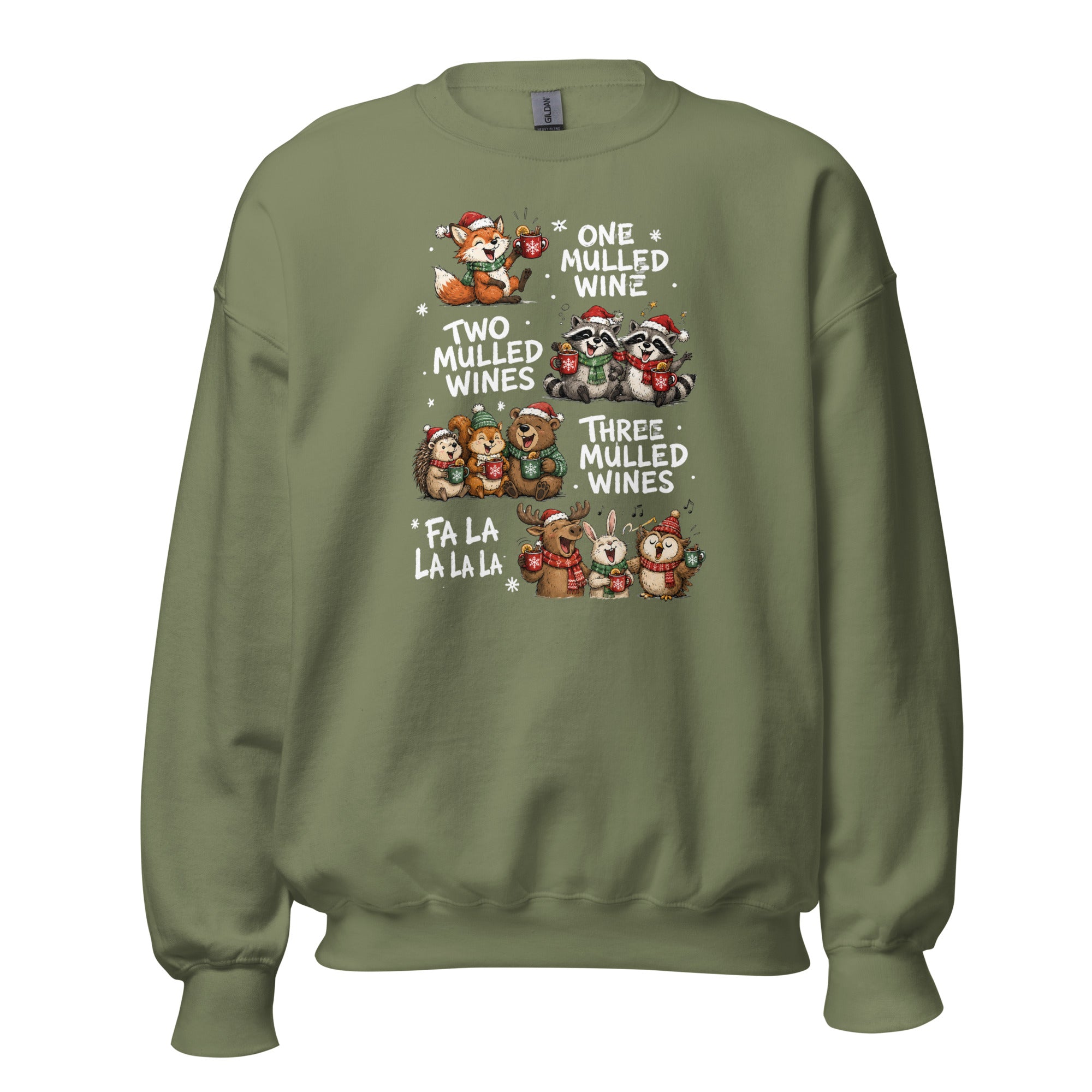 One Two Three Mulled Wine - Funny Christmas Unisex Sweatshirt - Snappy Mood