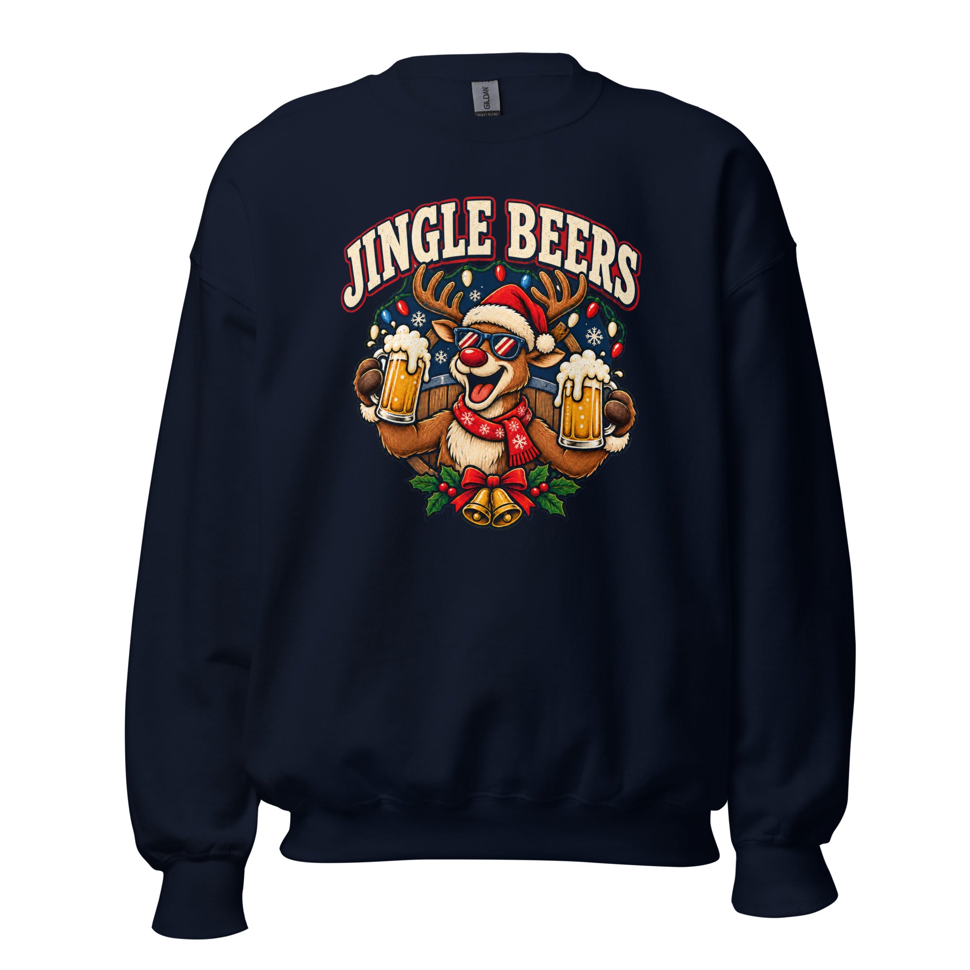 Jingle Beers Unisex Sweatshirt - Snappy Mood