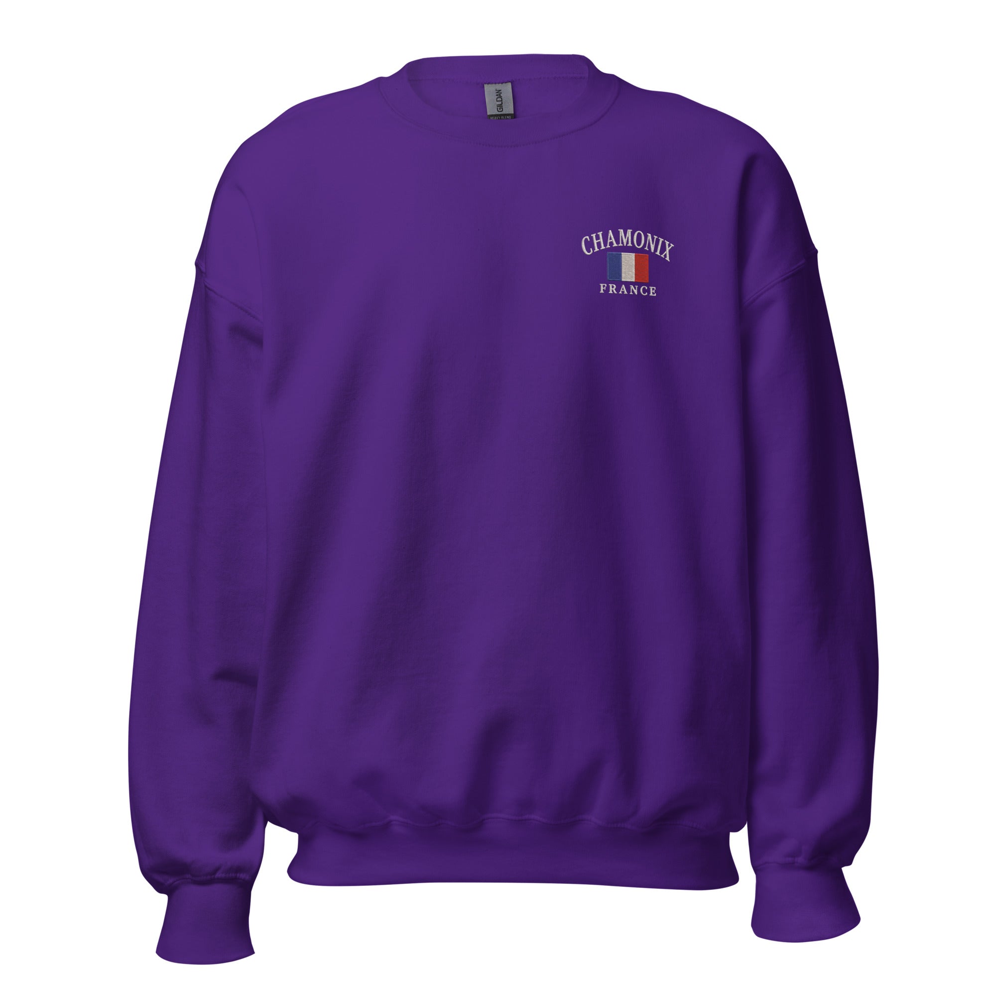 Chamonix France Embroidery Ski Sweatshirt - Snappy Mood