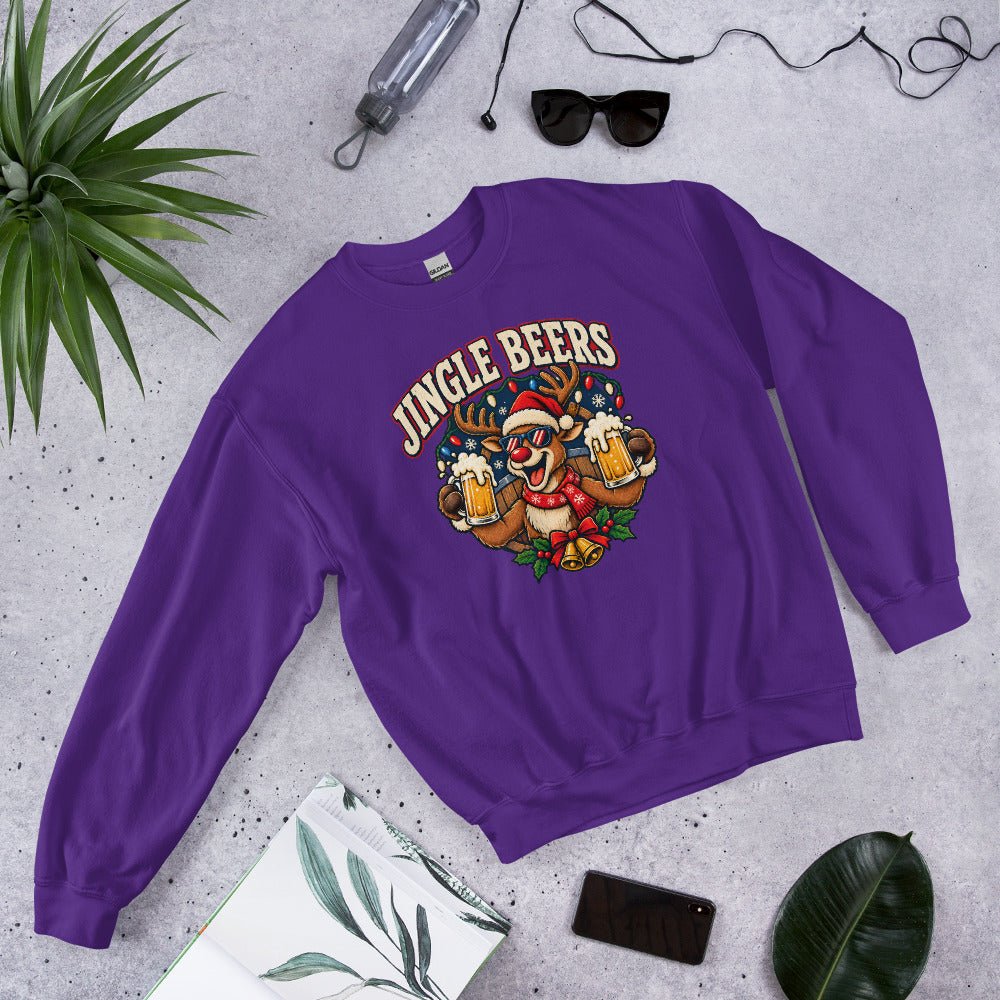 Jingle Beers Unisex Sweatshirt - Snappy Mood
