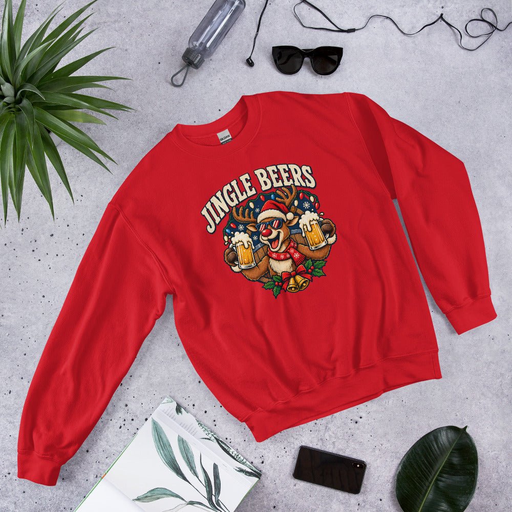 Jingle Beers Unisex Sweatshirt - Snappy Mood