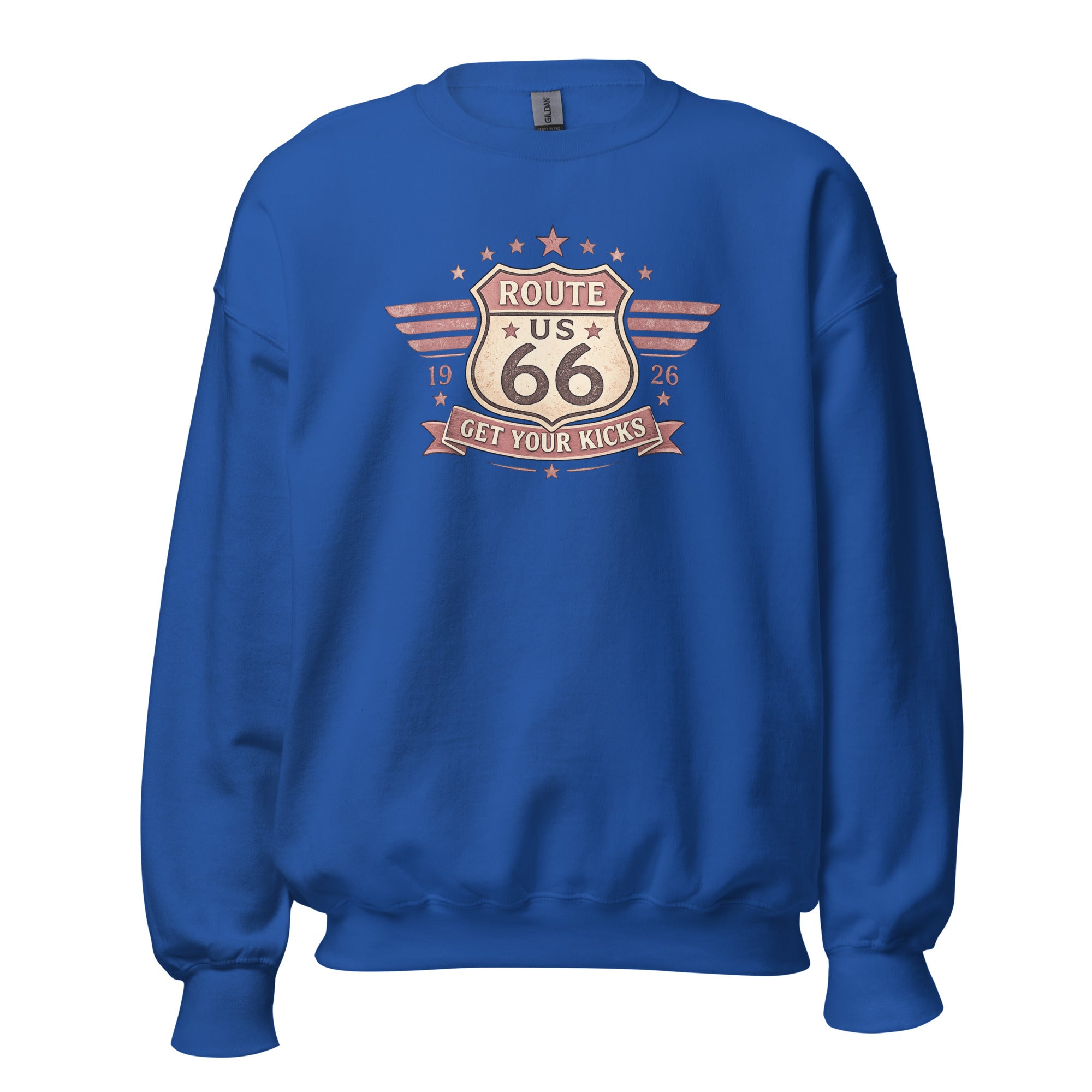 Get Your Kicks At Route 66 Roadtrip Sweatshirt - Snappy Mood