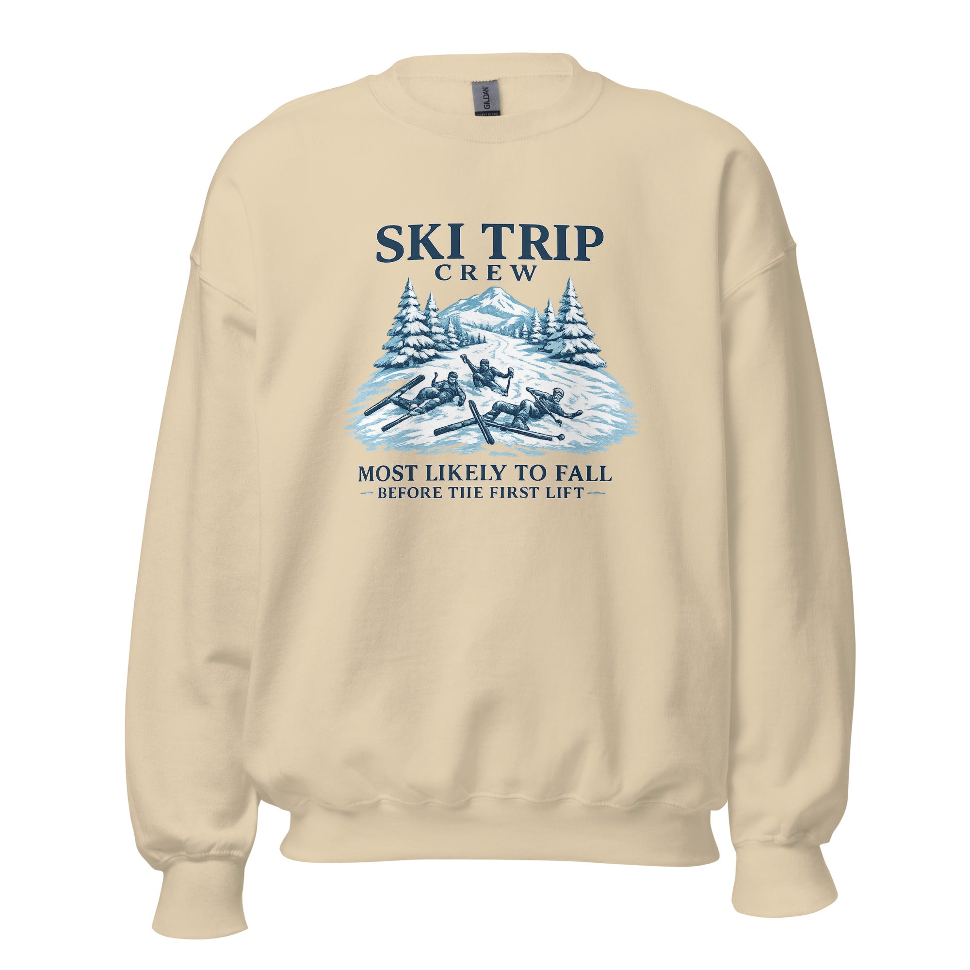 Ski Trip Crew Most Likely To Fall Sweartshirt - Snappy Mood