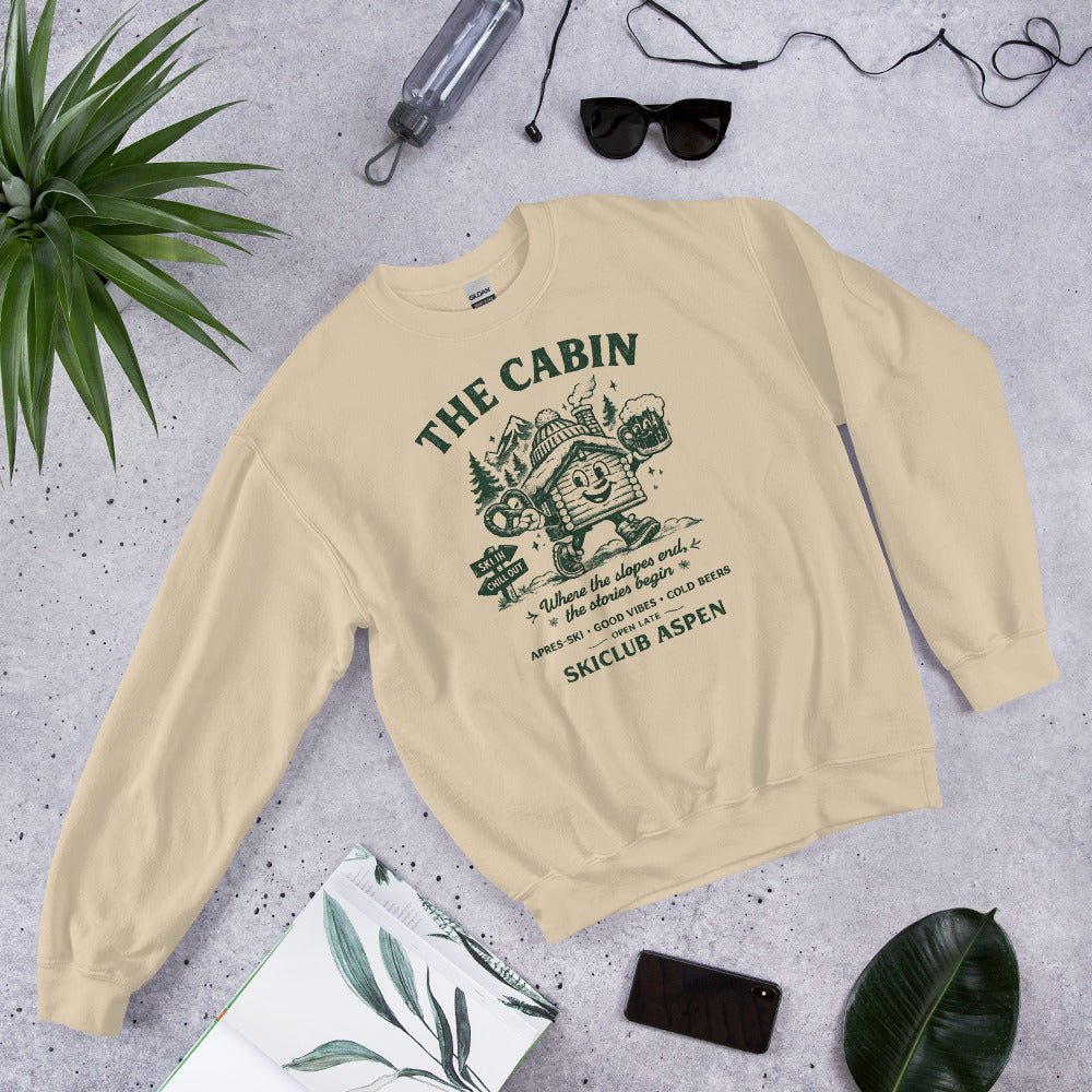 The Cabin Ski Club Aspen Ski Sweatshirt - Snappy Mood