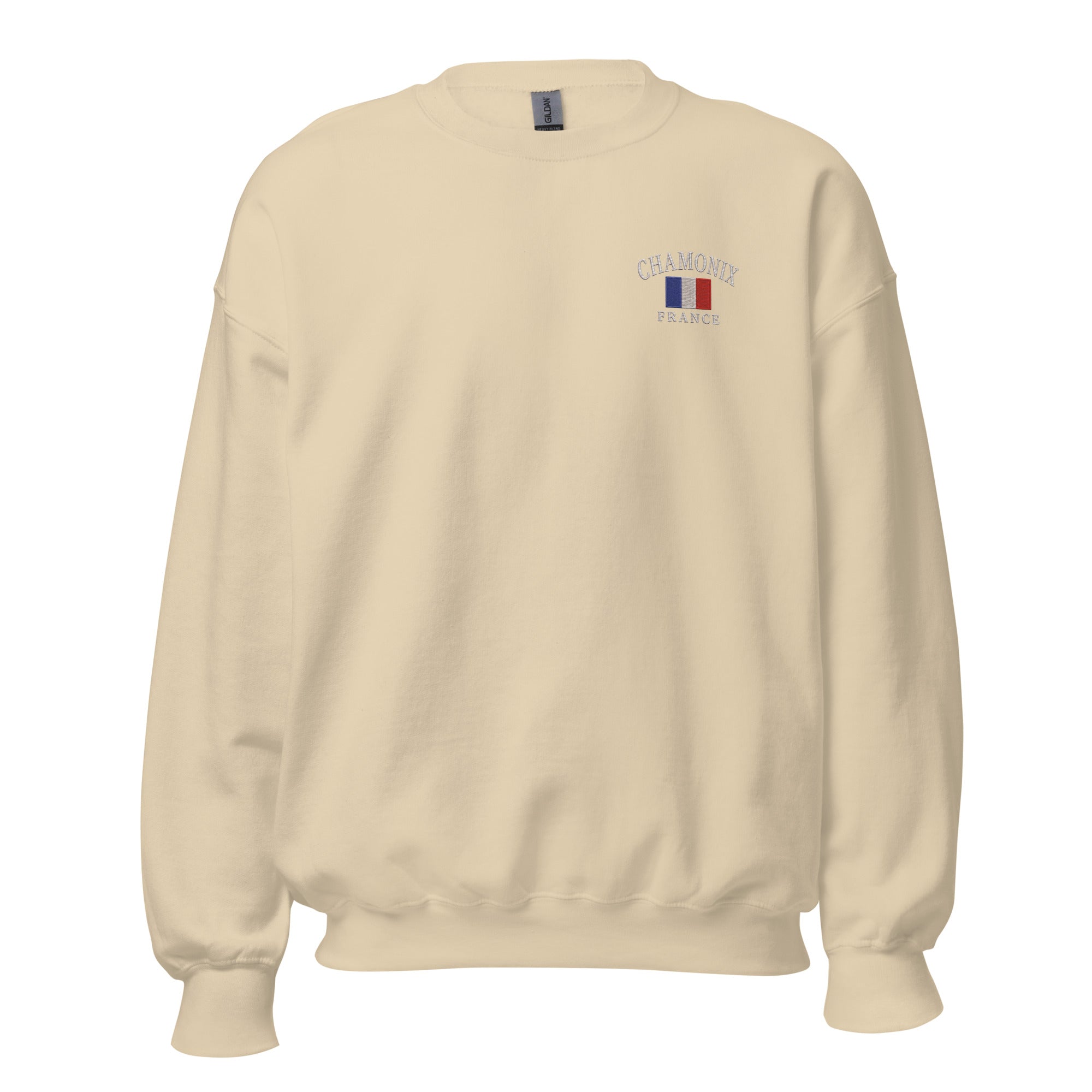 Chamonix France Embroidery Ski Sweatshirt - Snappy Mood