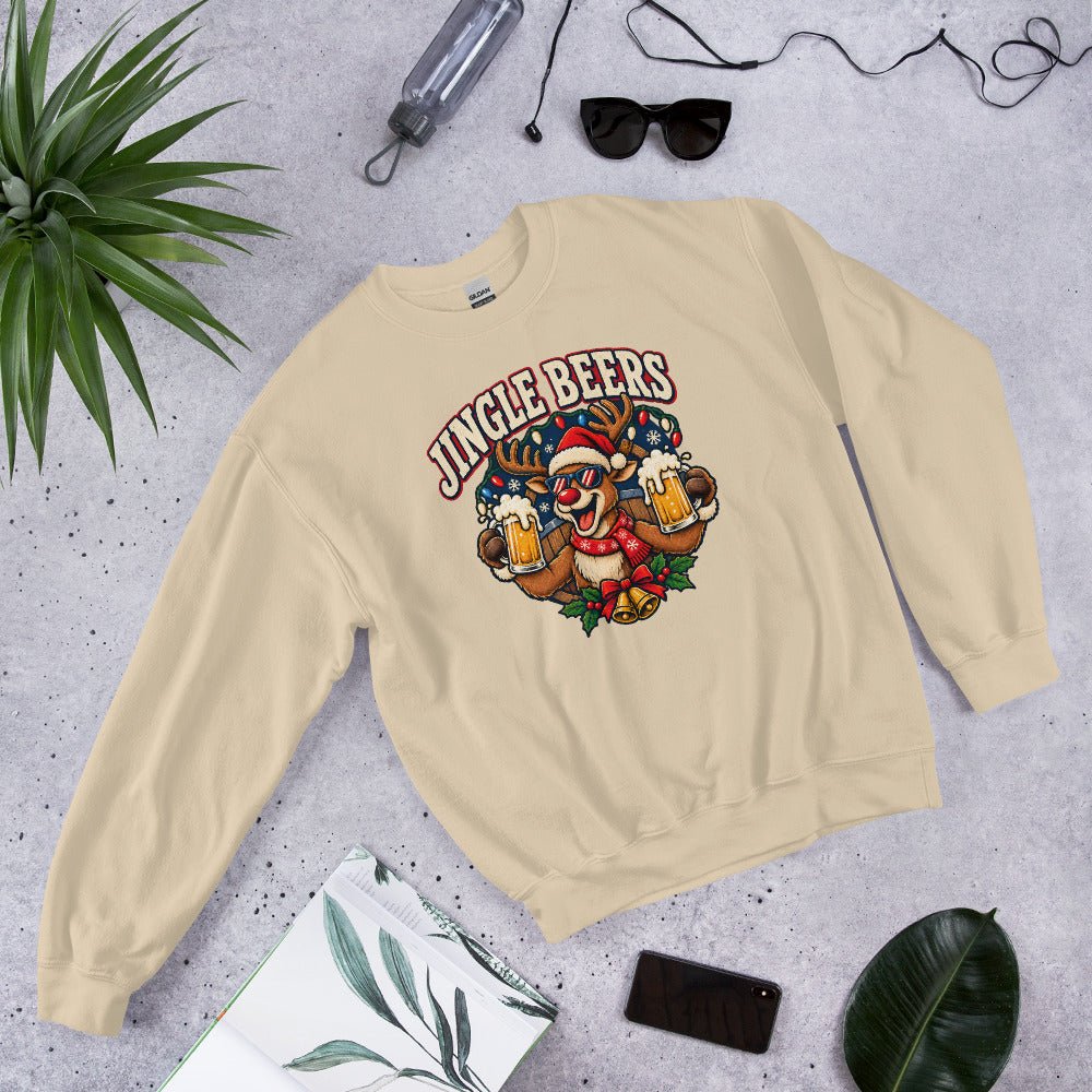 Jingle Beers Unisex Sweatshirt - Snappy Mood