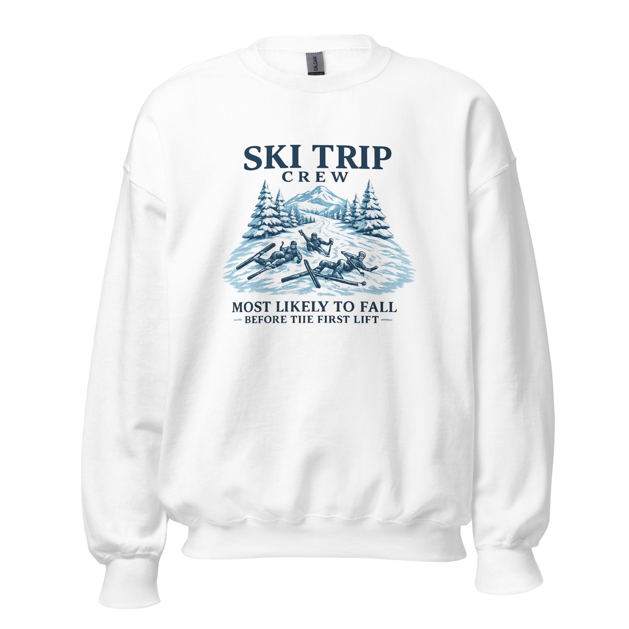 Ski Trip Crew Most Likely To Fall Sweartshirt - Snappy Mood
