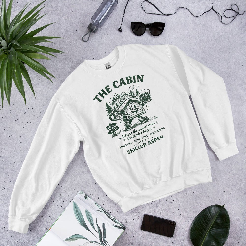 The Cabin Ski Club Aspen Ski Sweatshirt - Snappy Mood
