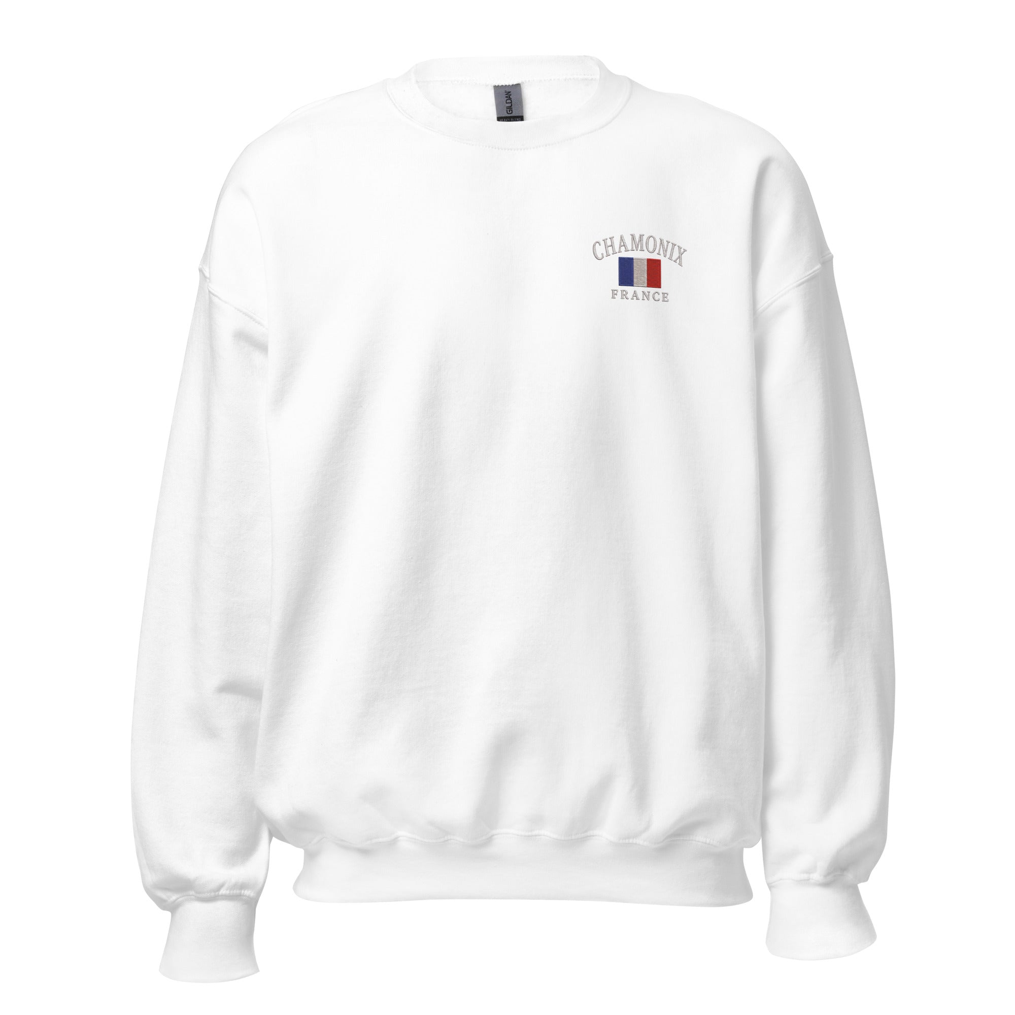Chamonix France Embroidery Ski Sweatshirt - Snappy Mood