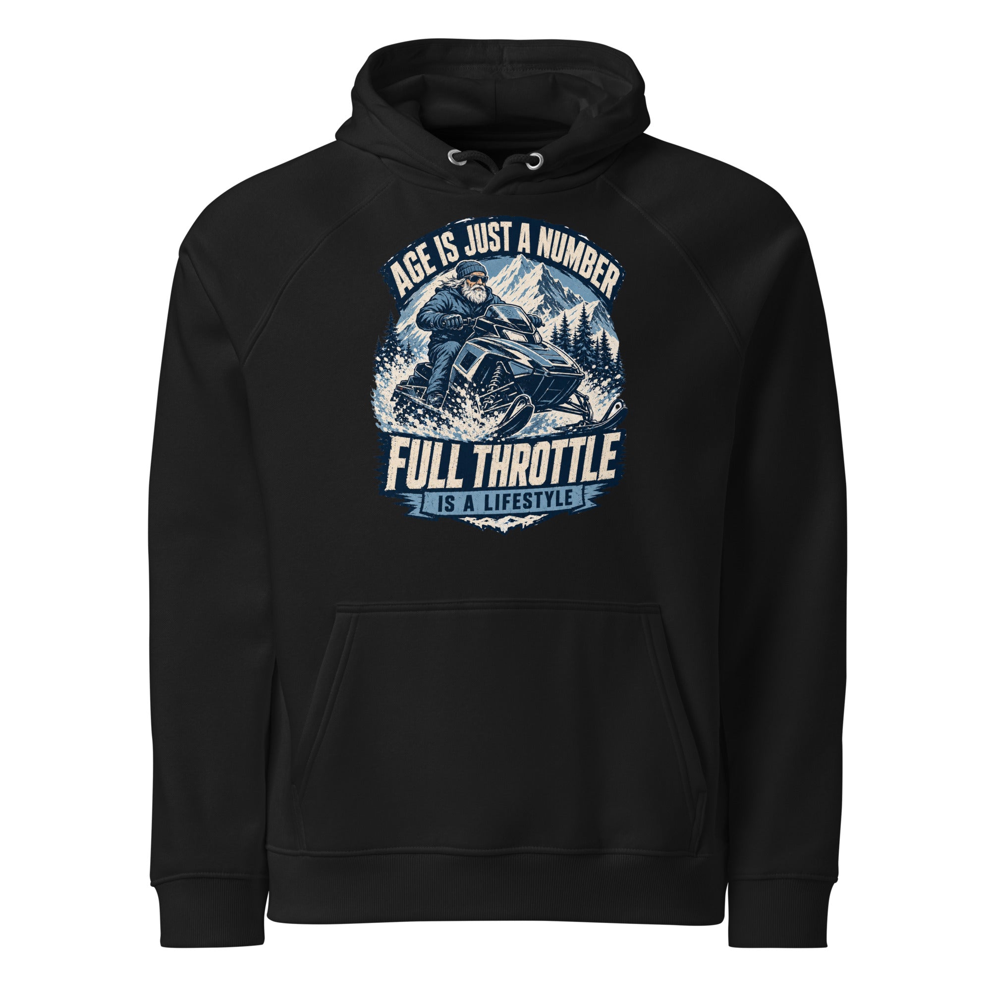 Age Is Just A Number - Full Throttle Is A Lifestyle Unisex Premium Hoodie - Snappy Mood