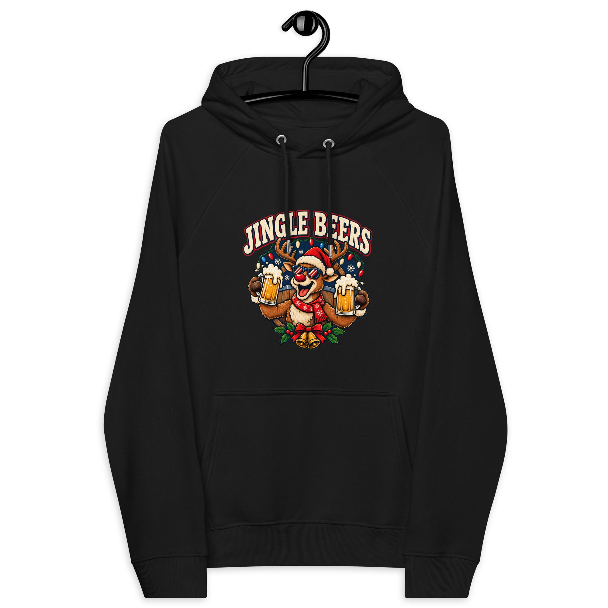 Jingle Beers Unisex Premium Hoodie by Snappy Mood