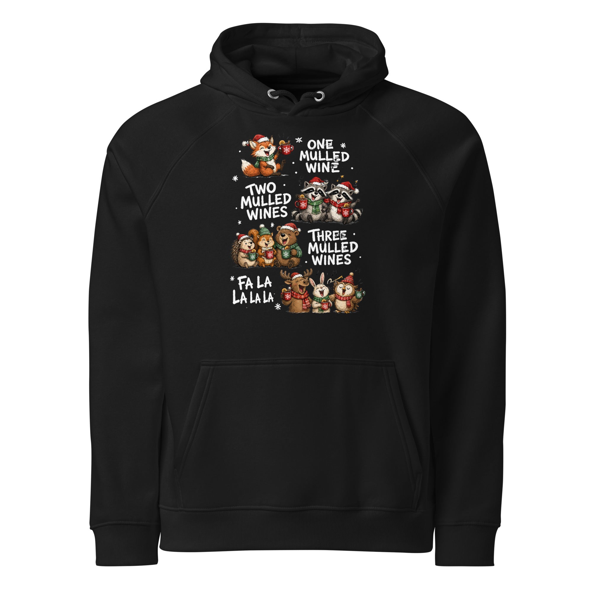One Two Three Mulled Wine - Funny Christmas Unisex Premium Hoodie - Snappy Mood