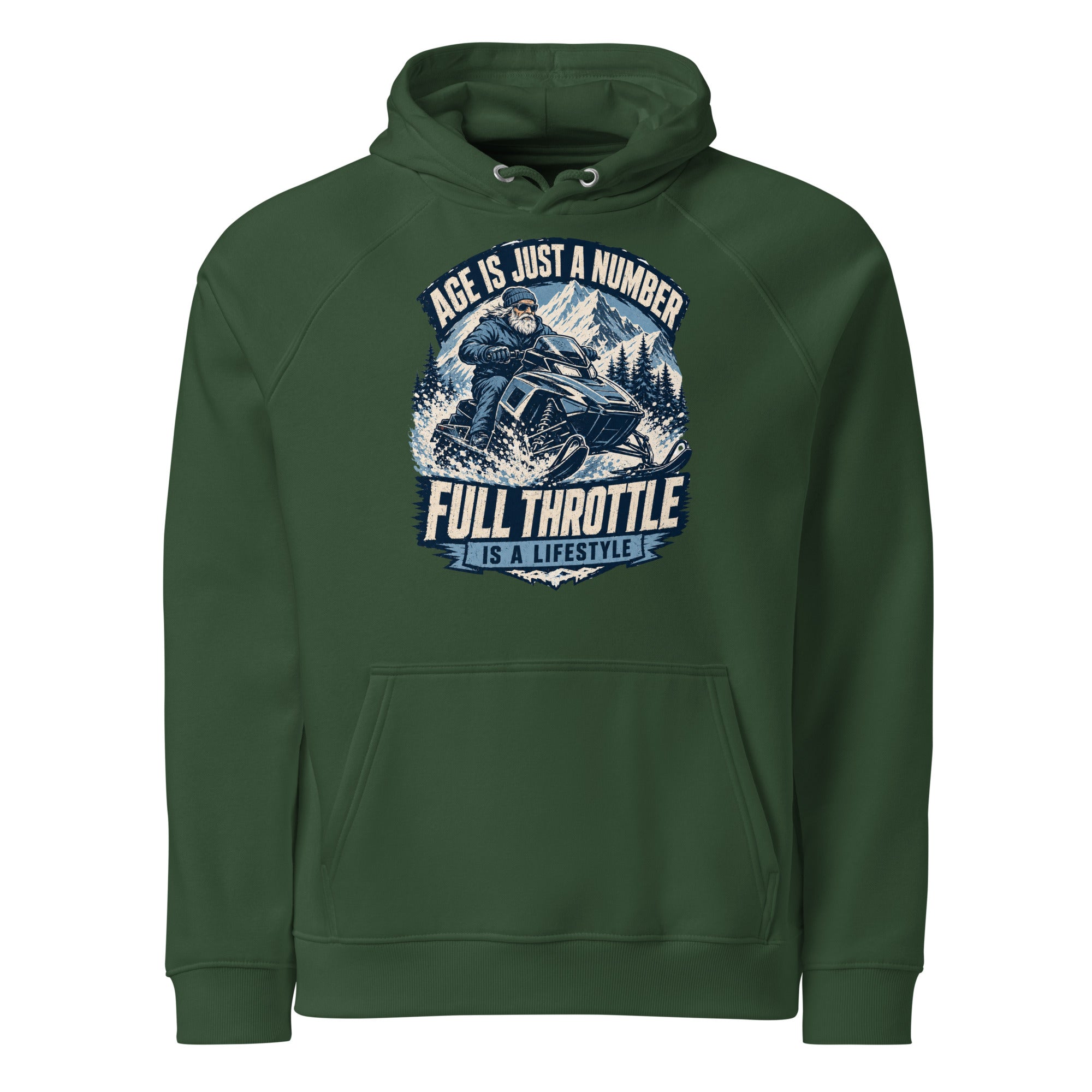 Age Is Just A Number - Full Throttle Is A Lifestyle Unisex Premium Hoodie - Snappy Mood