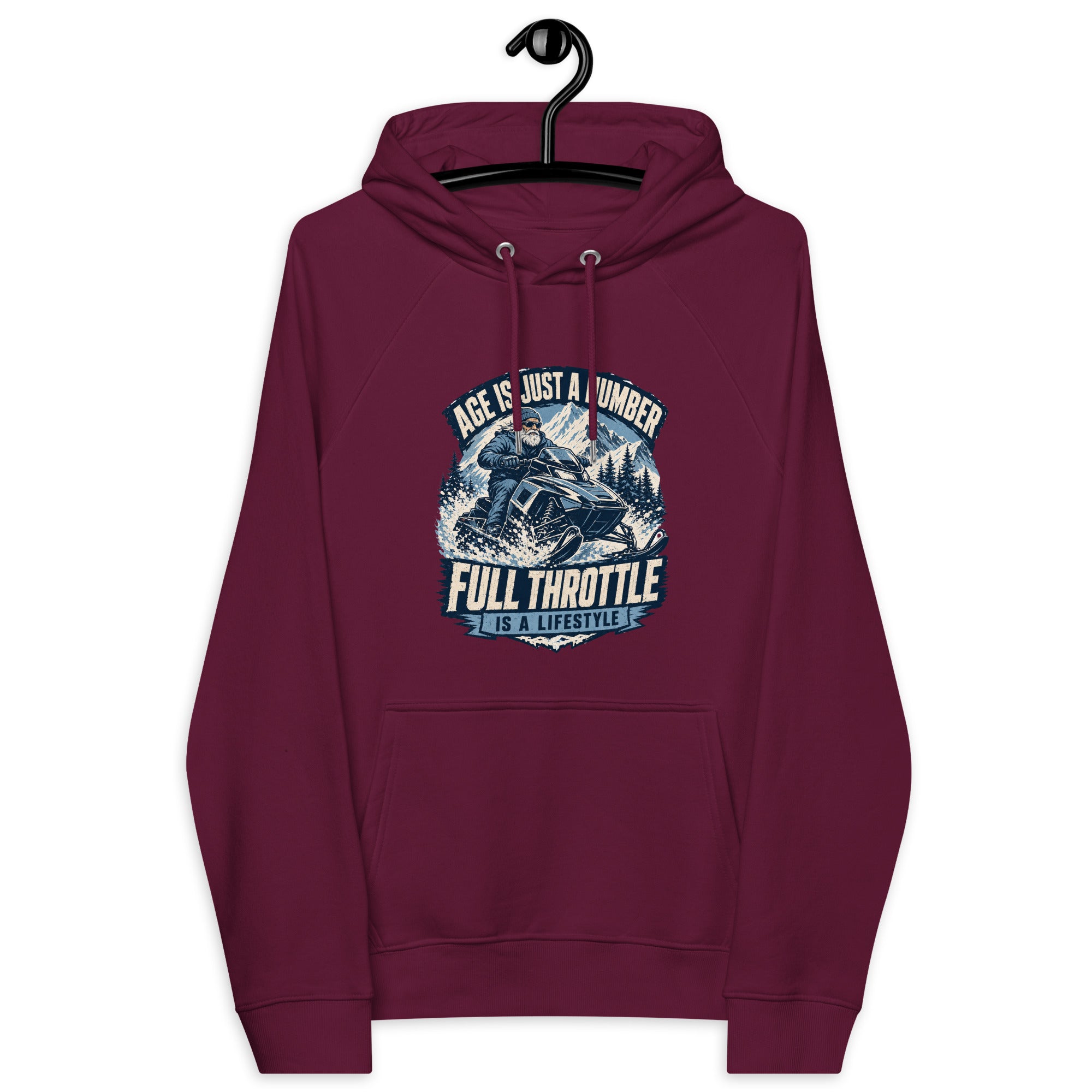 Age Is Just A Number - Full Throttle Is A Lifestyle Unisex Premium Hoodie - Snappy Mood