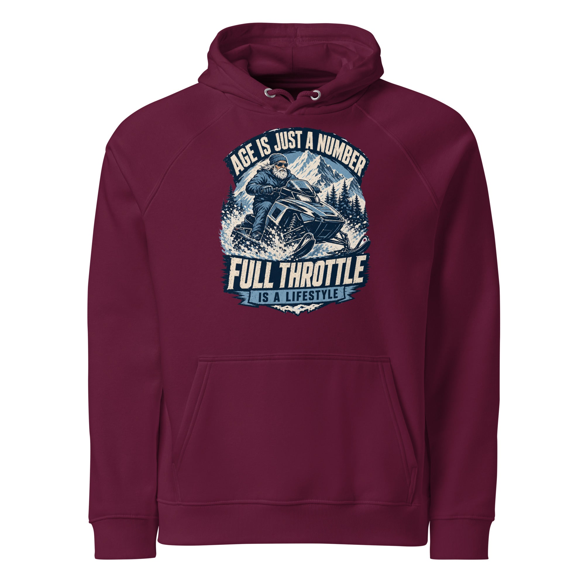 Age Is Just A Number - Full Throttle Is A Lifestyle Unisex Premium Hoodie - Snappy Mood