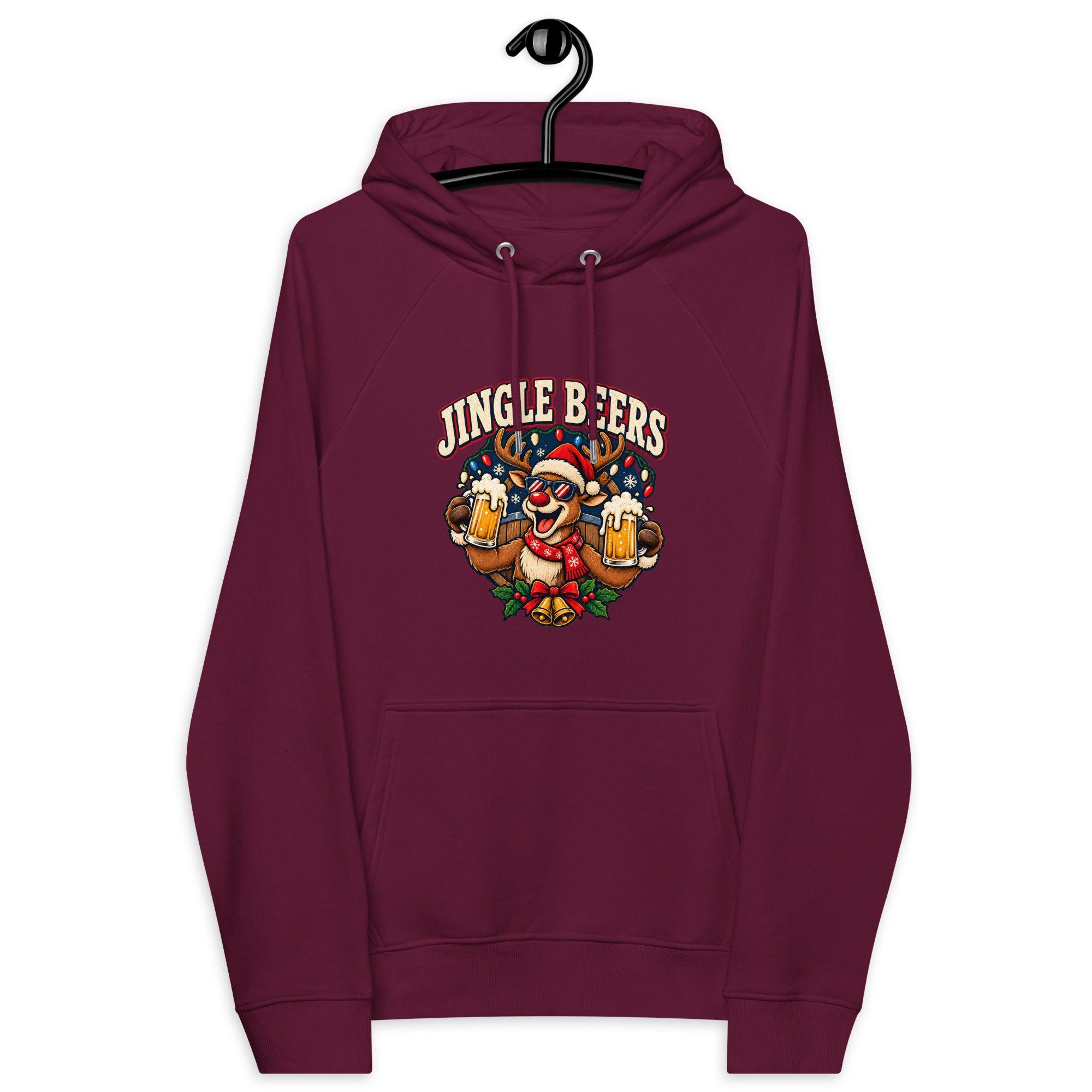 Jingle Beers Unisex Premium Hoodie by Snappy Mood