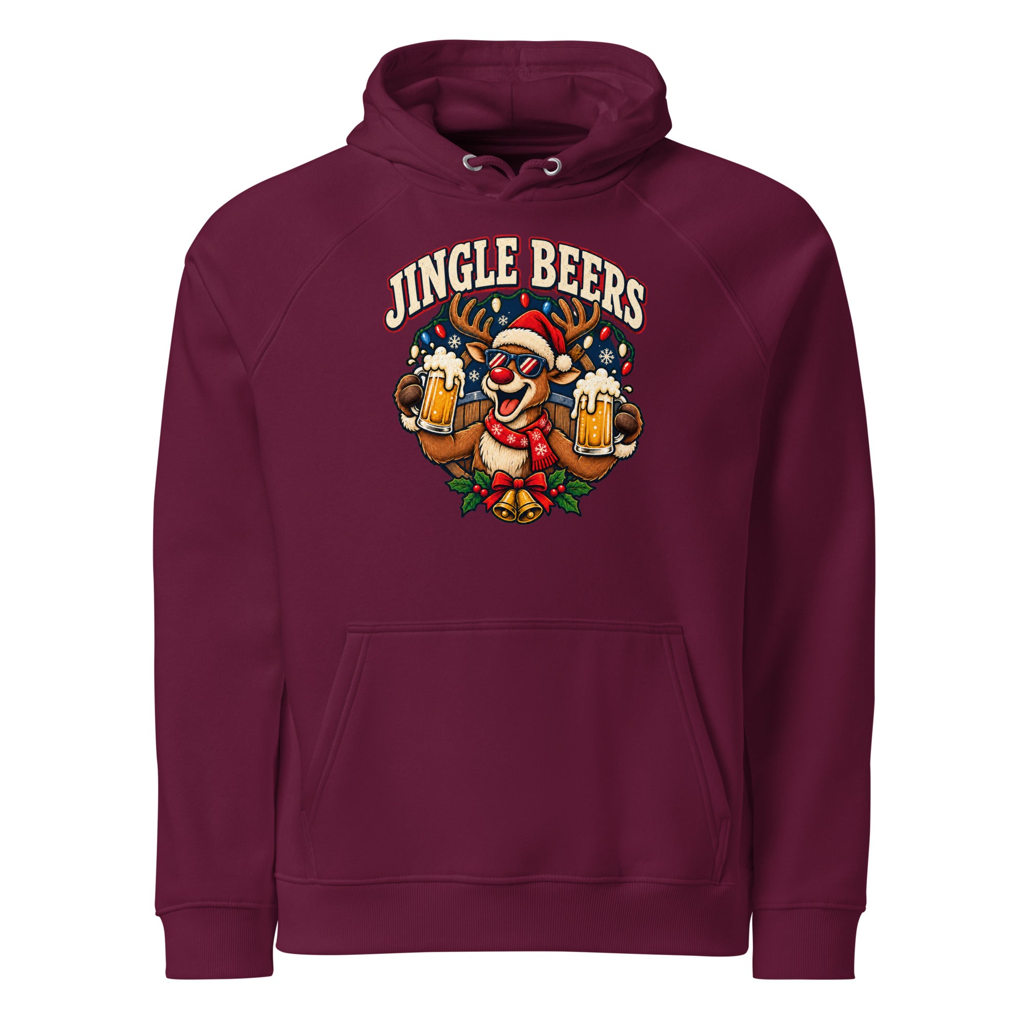 Jingle Beers Unisex Premium Hoodie by Snappy Mood