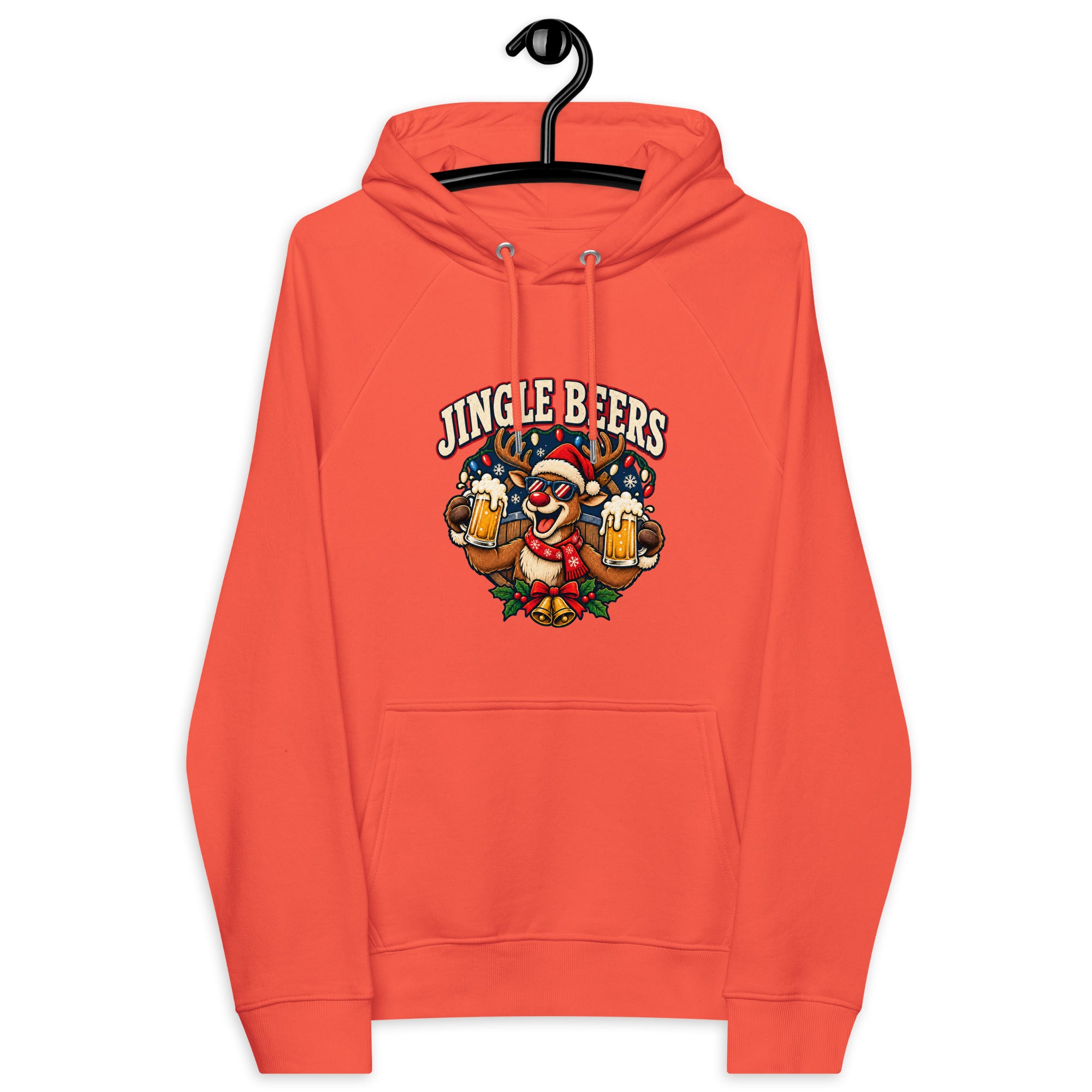 Jingle Beers Unisex Premium Hoodie by Snappy Mood