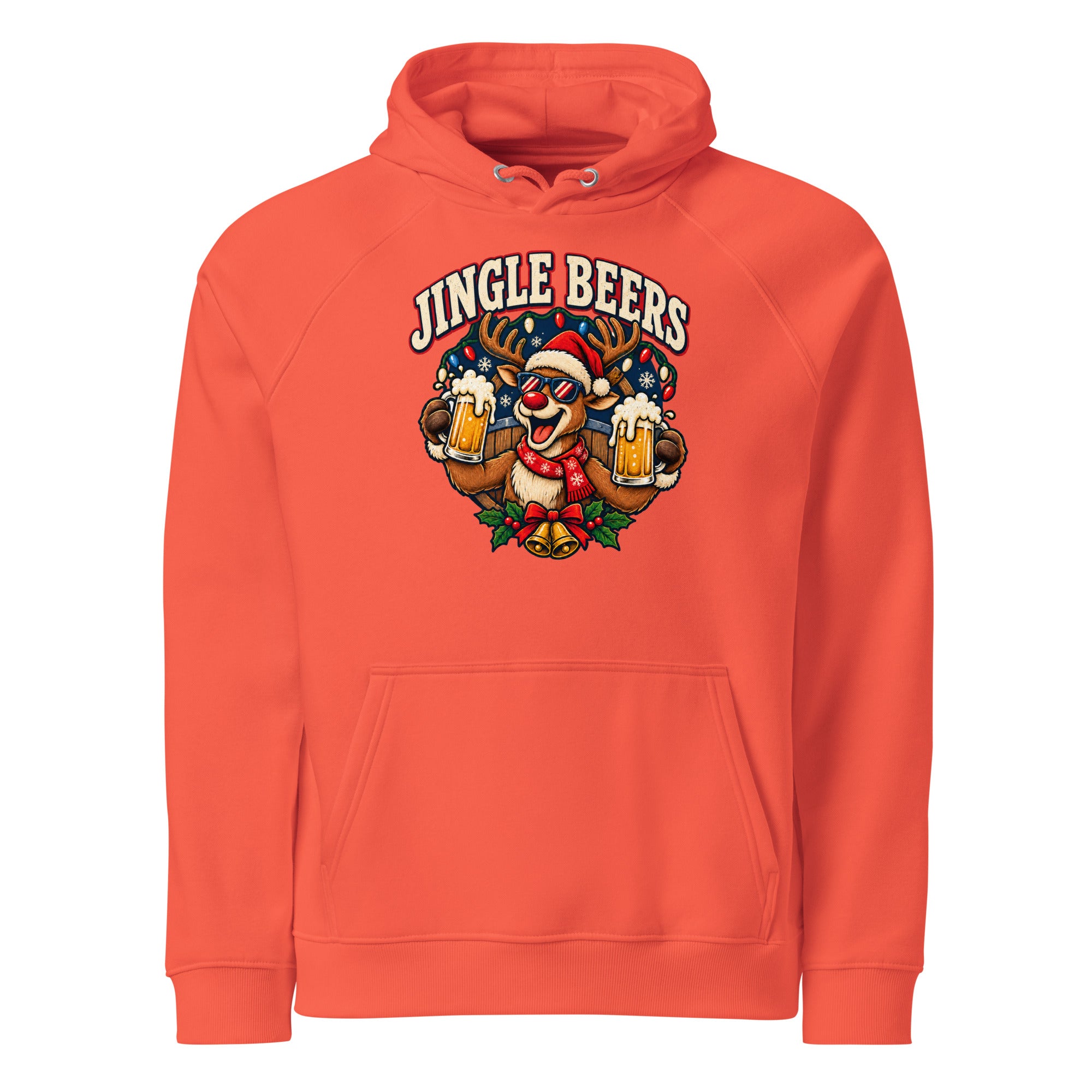 Jingle Beers Unisex Premium Hoodie by Snappy Mood