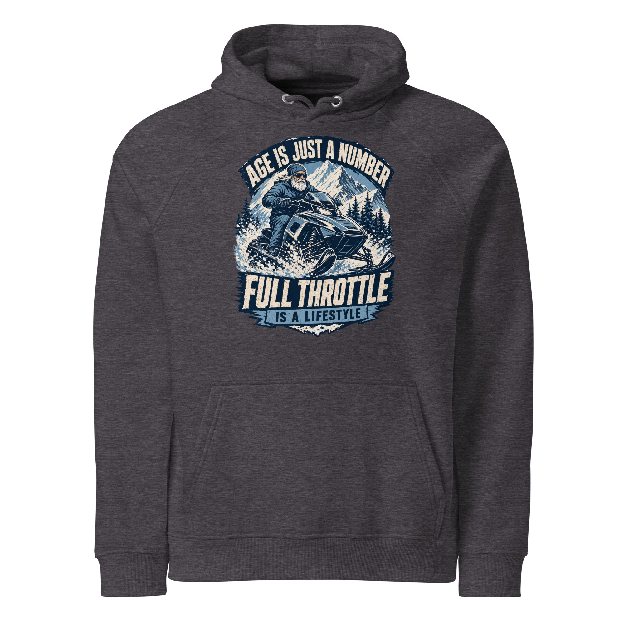Age Is Just A Number - Full Throttle Is A Lifestyle Unisex Premium Hoodie - Snappy Mood
