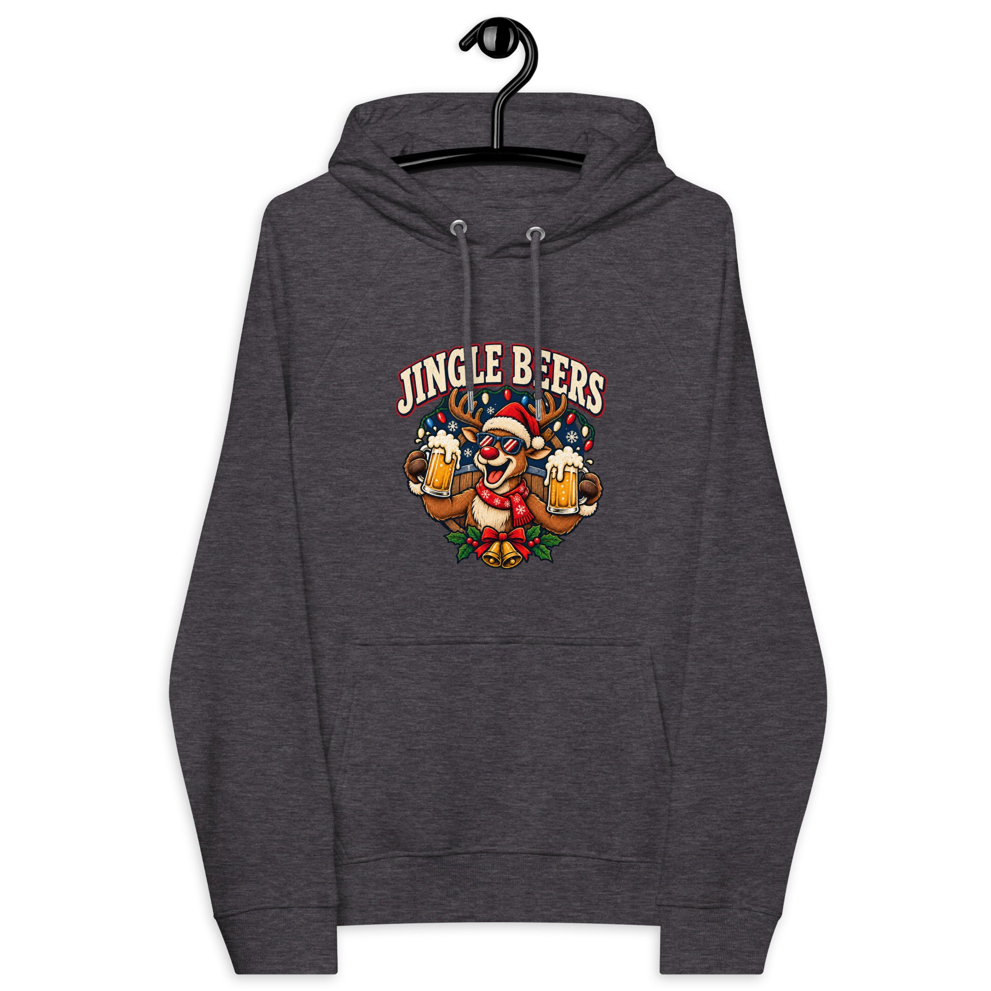 Jingle Beers Unisex Premium Hoodie by Snappy Mood