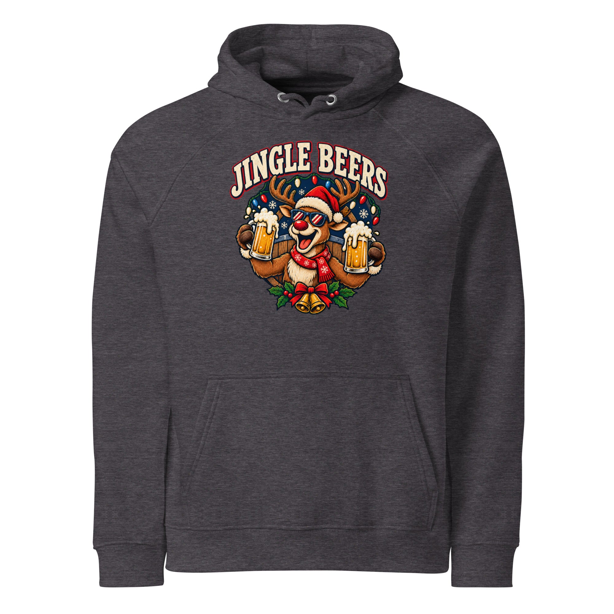 Jingle Beers Unisex Premium Hoodie by Snappy Mood