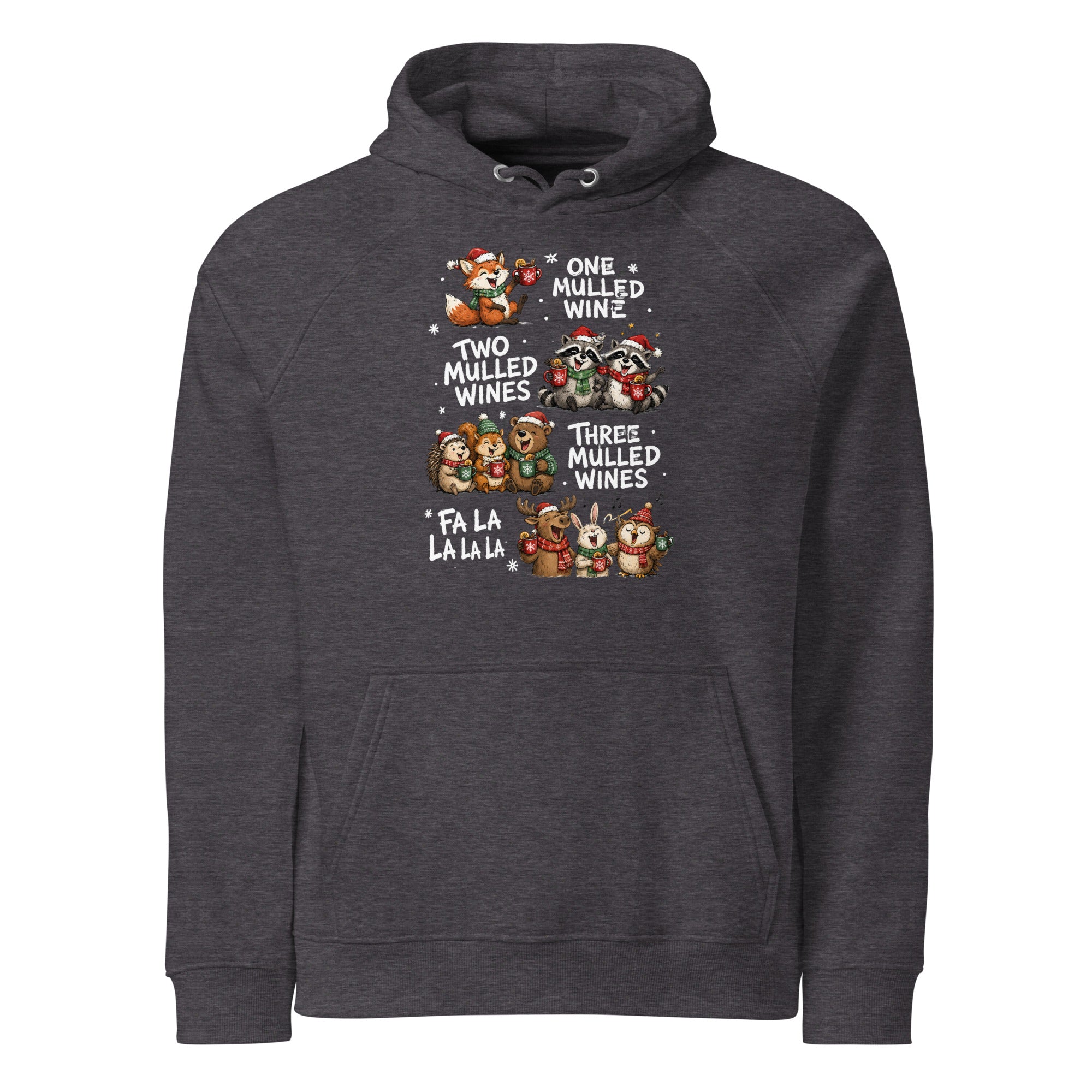 One Two Three Mulled Wine - Funny Christmas Unisex Premium Hoodie - Snappy Mood