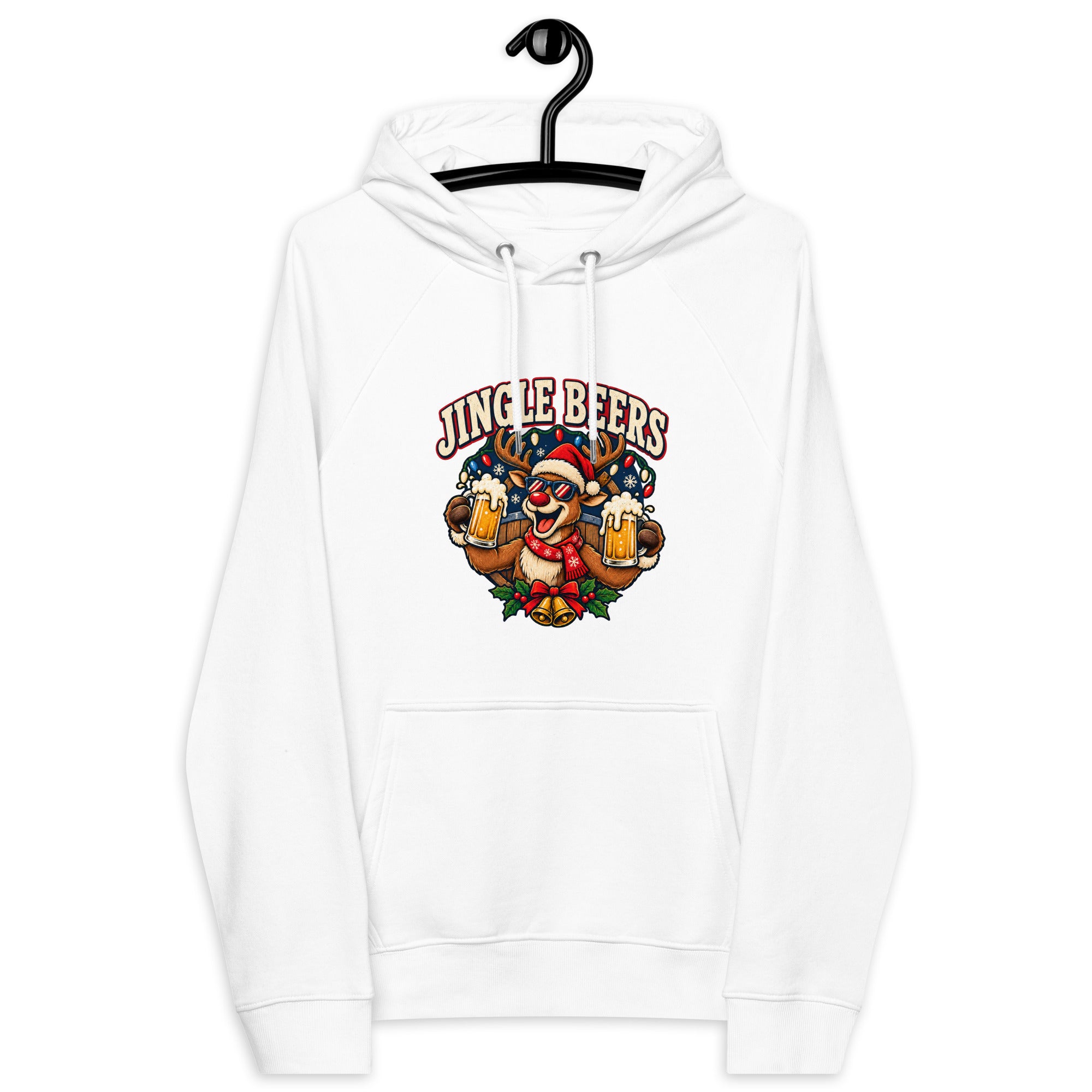 Jingle Beers Unisex Premium Hoodie by Snappy Mood