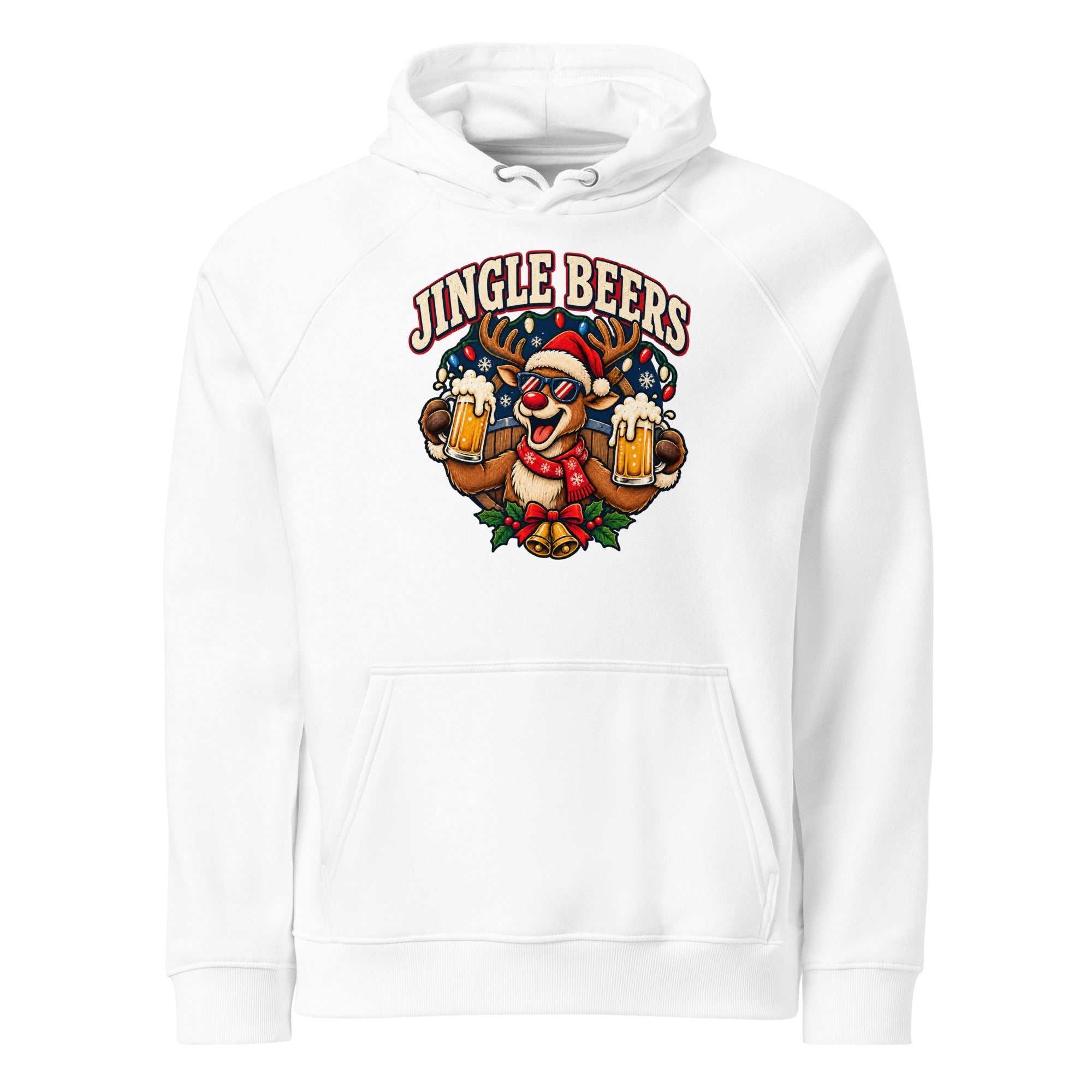 Jingle Beers Unisex Premium Hoodie by Snappy Mood