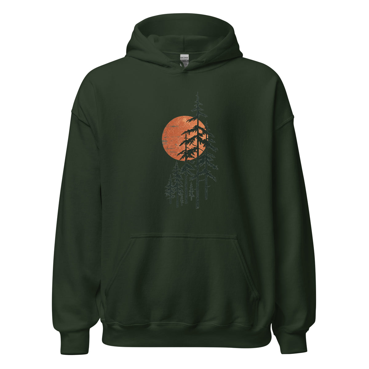 Sunrise Forest Nature Outdoor Premium Unisex Hoodie - Snappy Mood