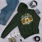 Vintage Oktoberfest Bierembleem Pretzels & Hop Premium Unisex Hoodie - Snappy Mood