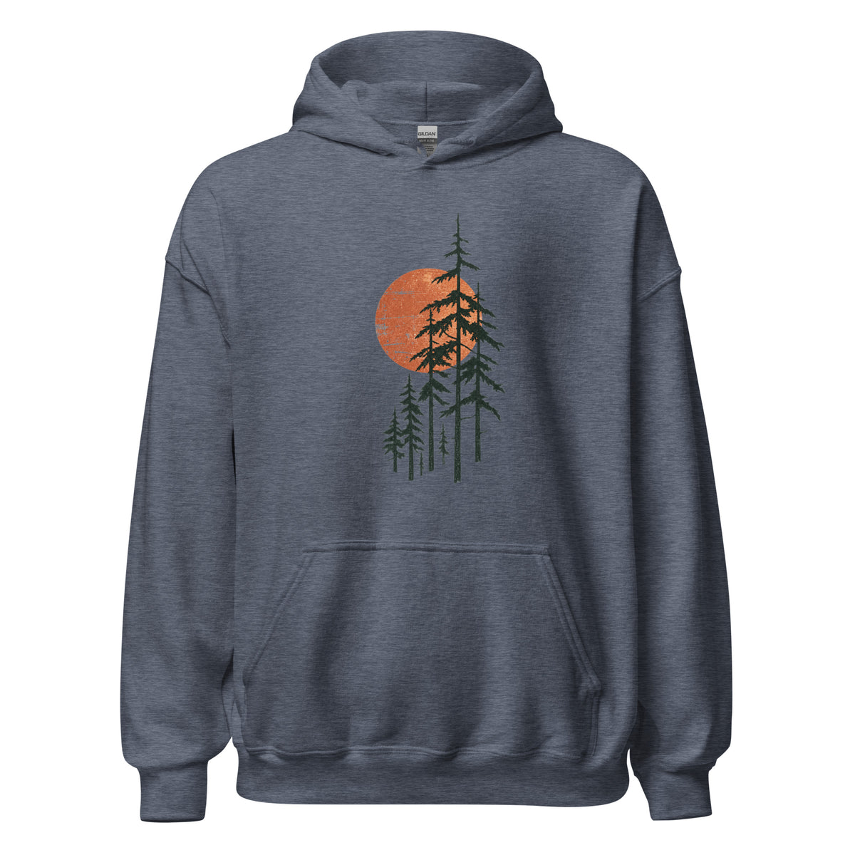 Sunrise Forest Nature Outdoor Premium Unisex Hoodie - Snappy Mood