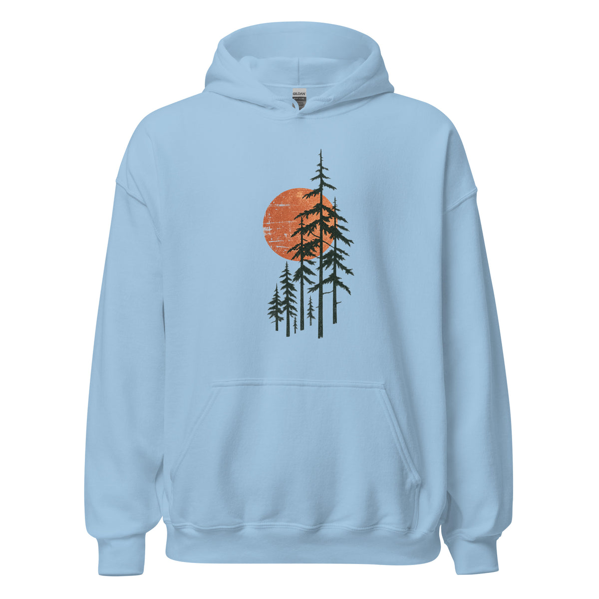 Sunrise Forest Nature Outdoor Premium Unisex Hoodie - Snappy Mood