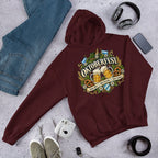 Vintage Oktoberfest Bierembleem Pretzels & Hop Premium Unisex Hoodie - Snappy Mood