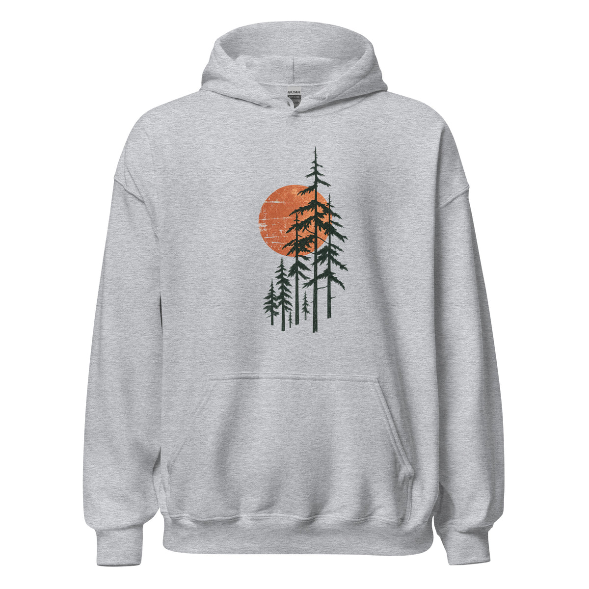 Sunrise Forest Nature Outdoor Premium Unisex Hoodie - Snappy Mood