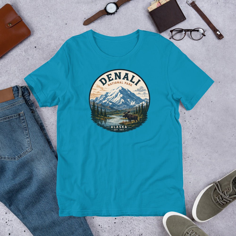 Denali National Park Hiking T-Shirt - Snappymood