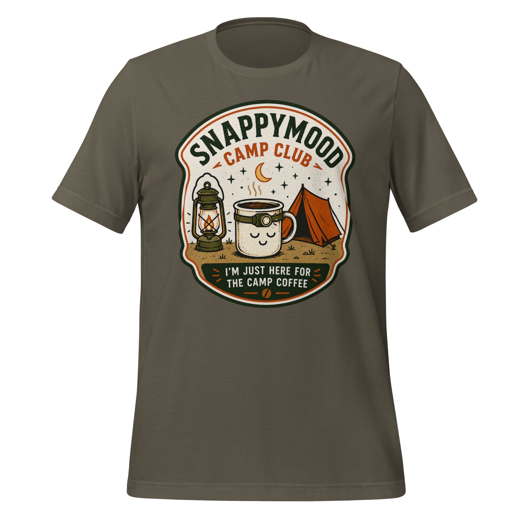 Snappy Mood Camp Club Camping T-Shirt - Snappymood