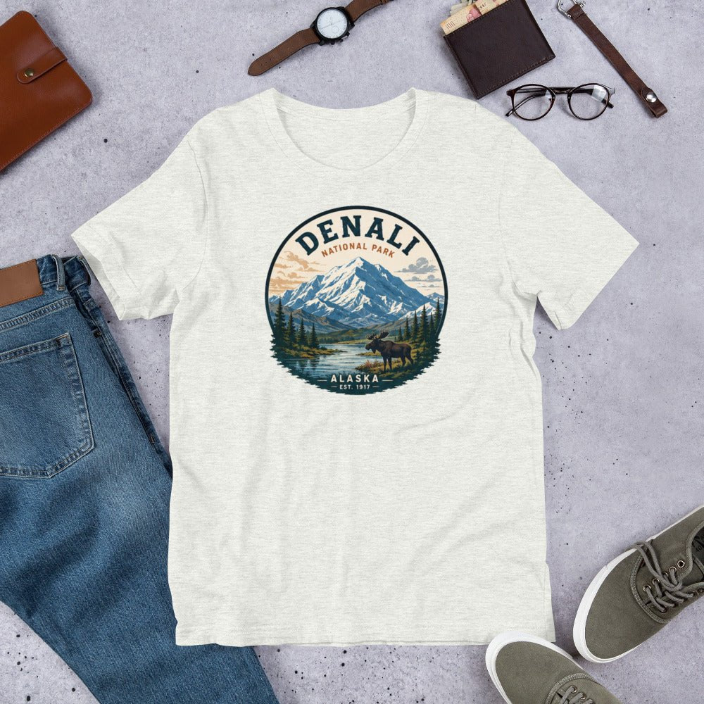 Denali National Park Hiking T-Shirt - Snappymood