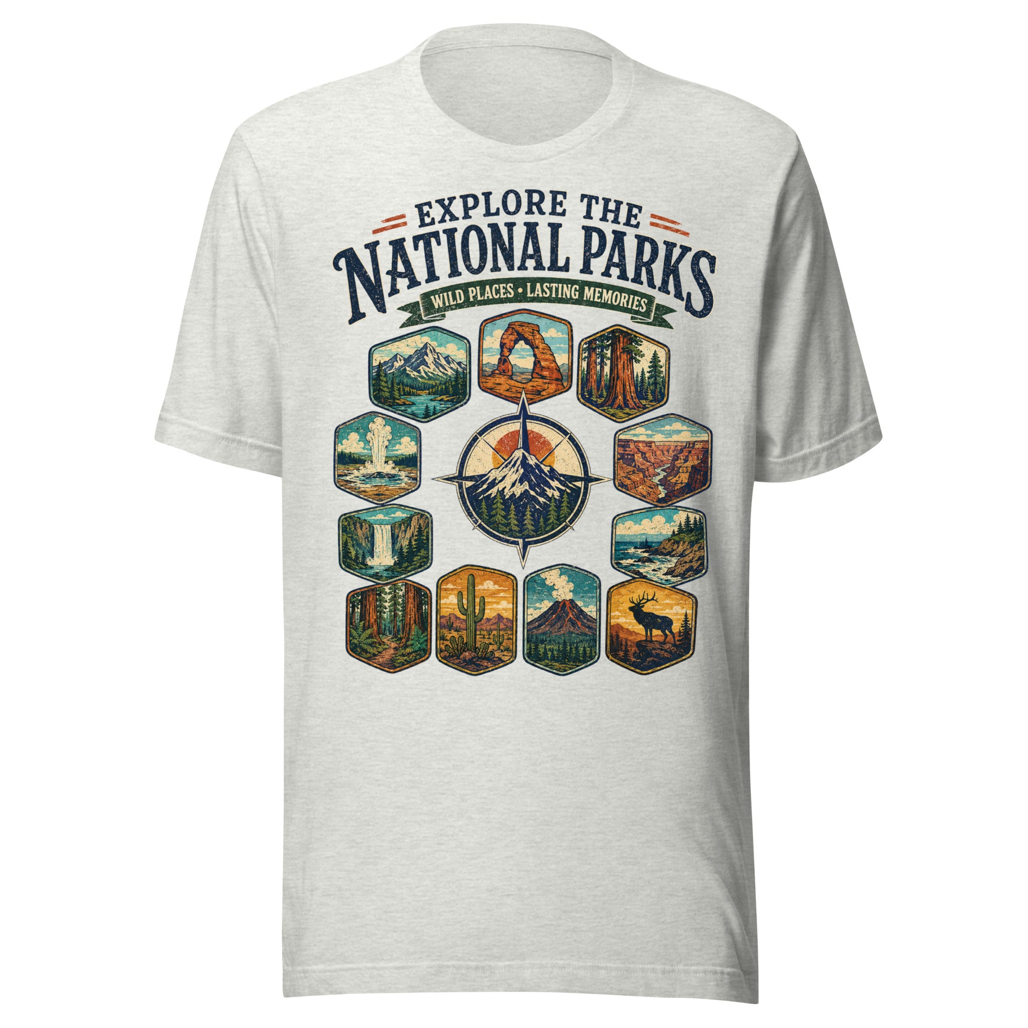 Explore The National Parks T-Shirt - Snappy Mood