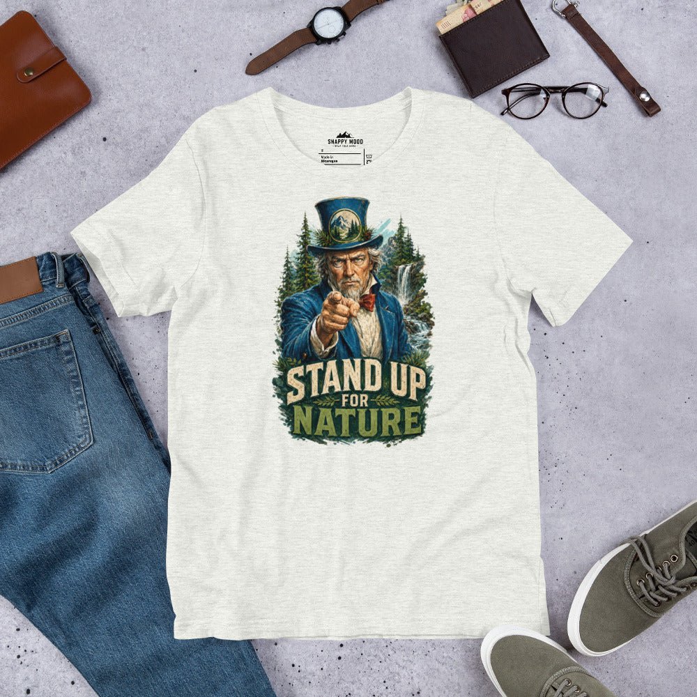 Stand Up for Nature Wildlife T-Shirt - Snappy Mood