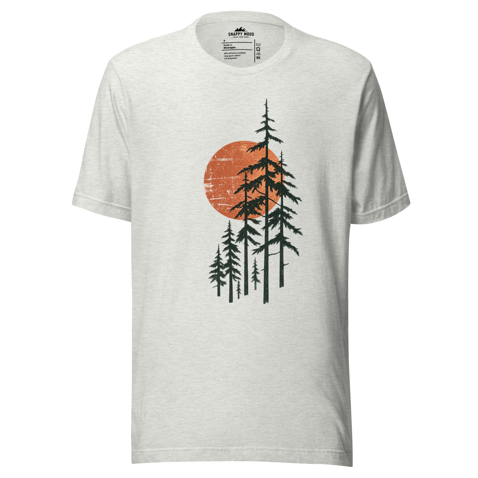 Sunrise Forest Natureshirt Outdoor-T-shirt Unisex - Snappy Mood