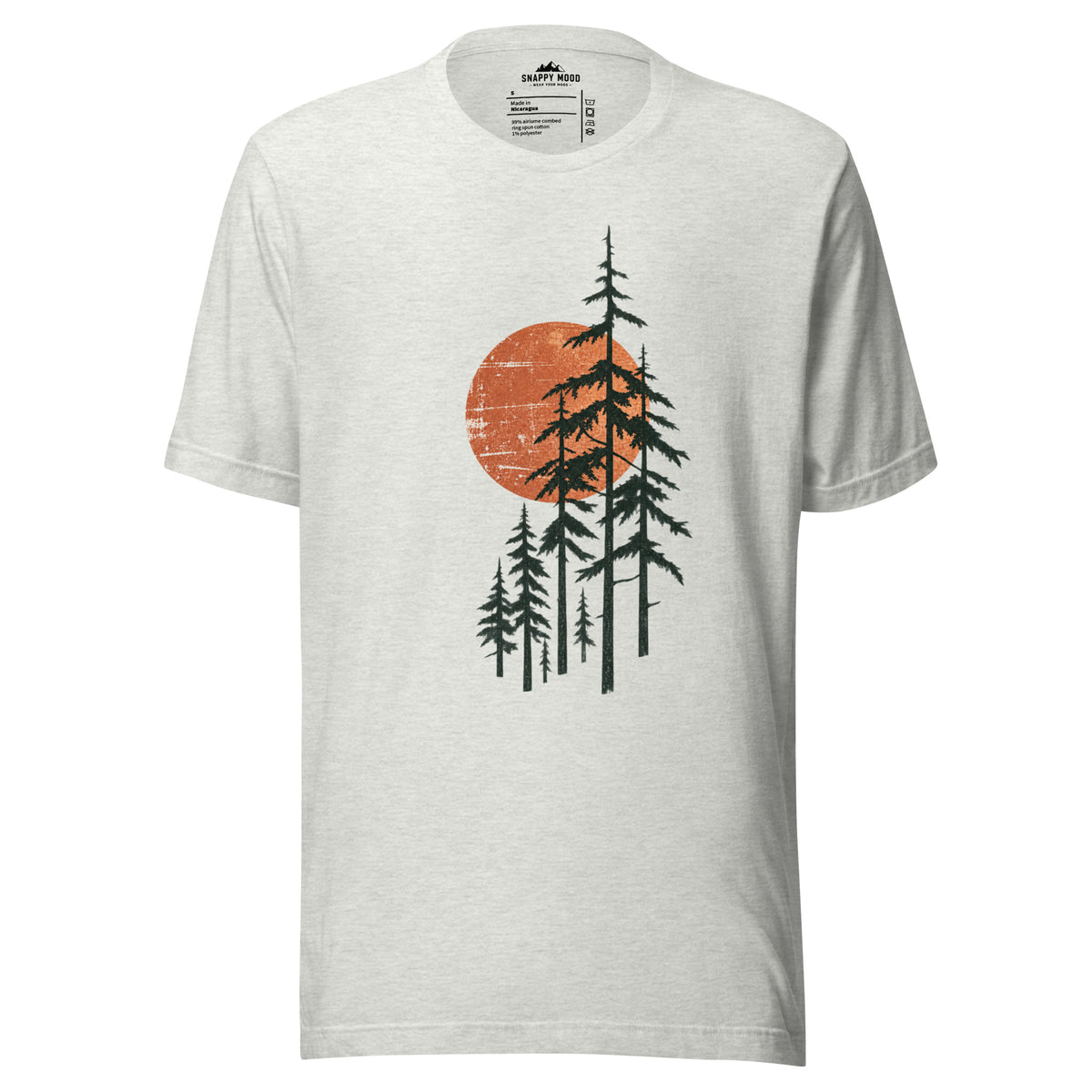 Sunrise Forest Natureshirt Outdoor-T-shirt Unisex - Snappy Mood
