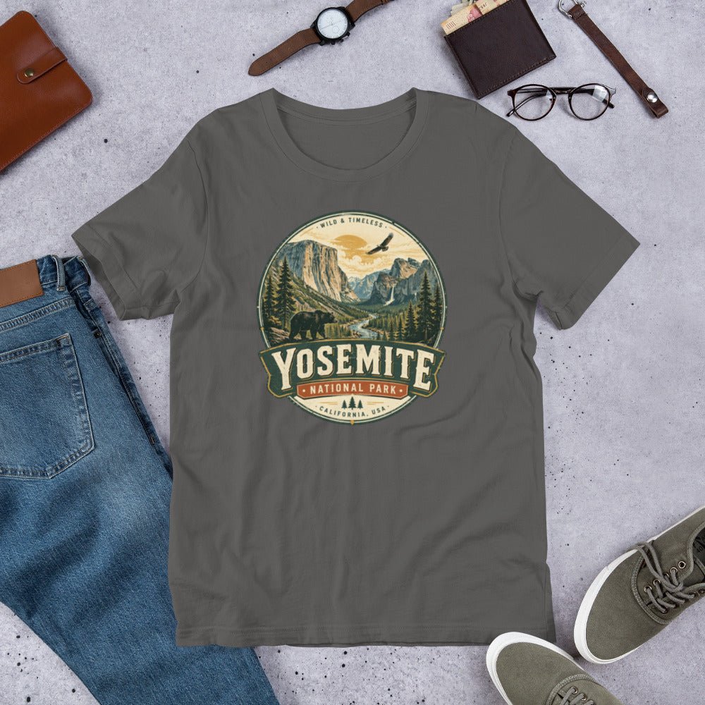 Yosemite National Park Hiking T-Shirt - Snappymood