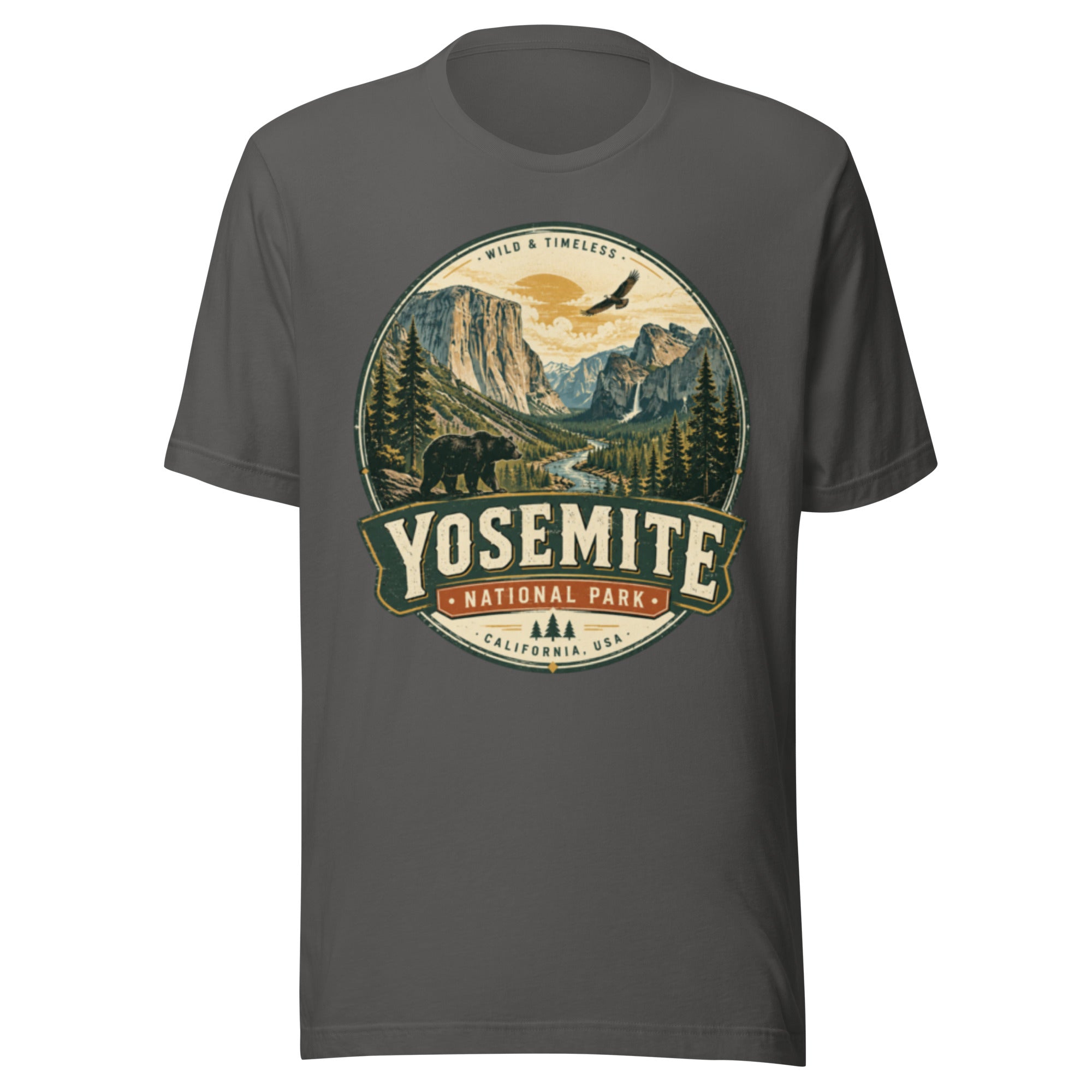 Yosemite National Park Hiking T-Shirt - Snappymood