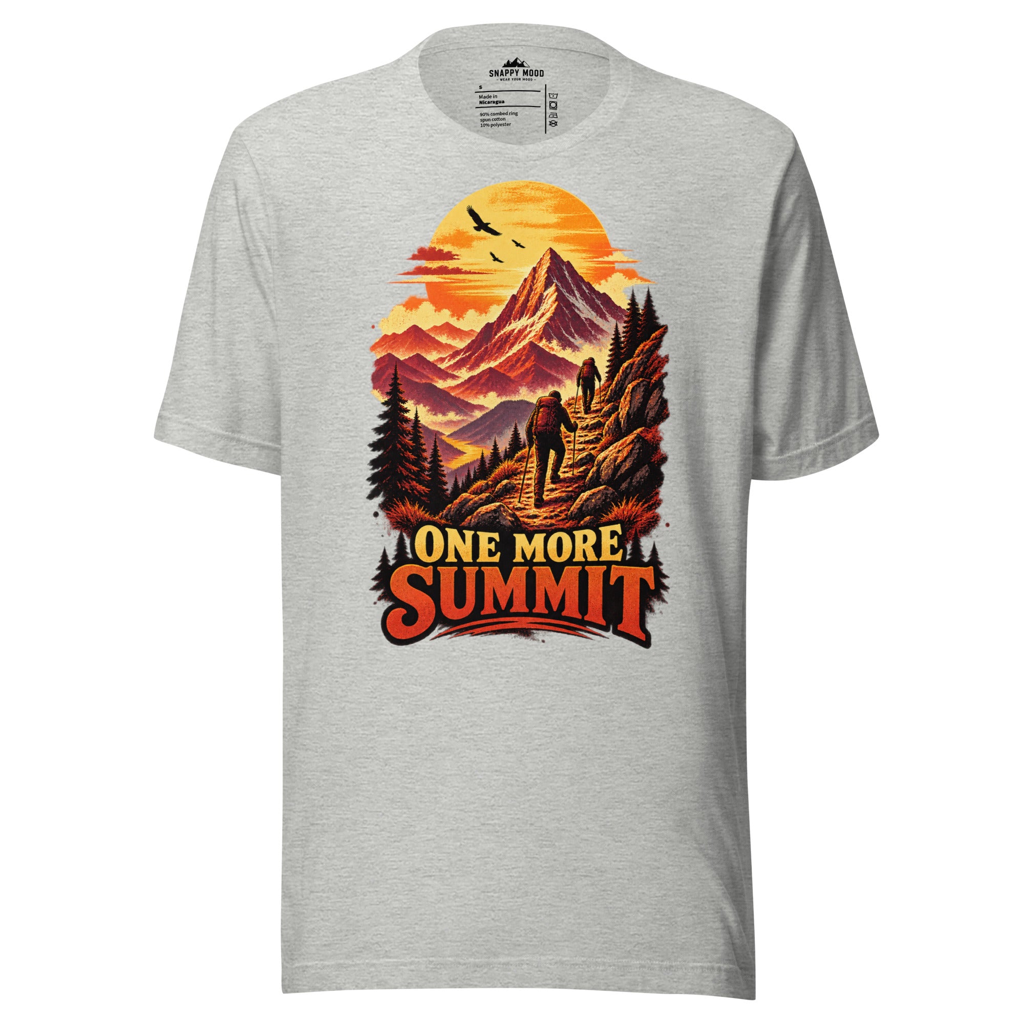 One More Summit Hiking Sun T-Shirt - Snappy Mood