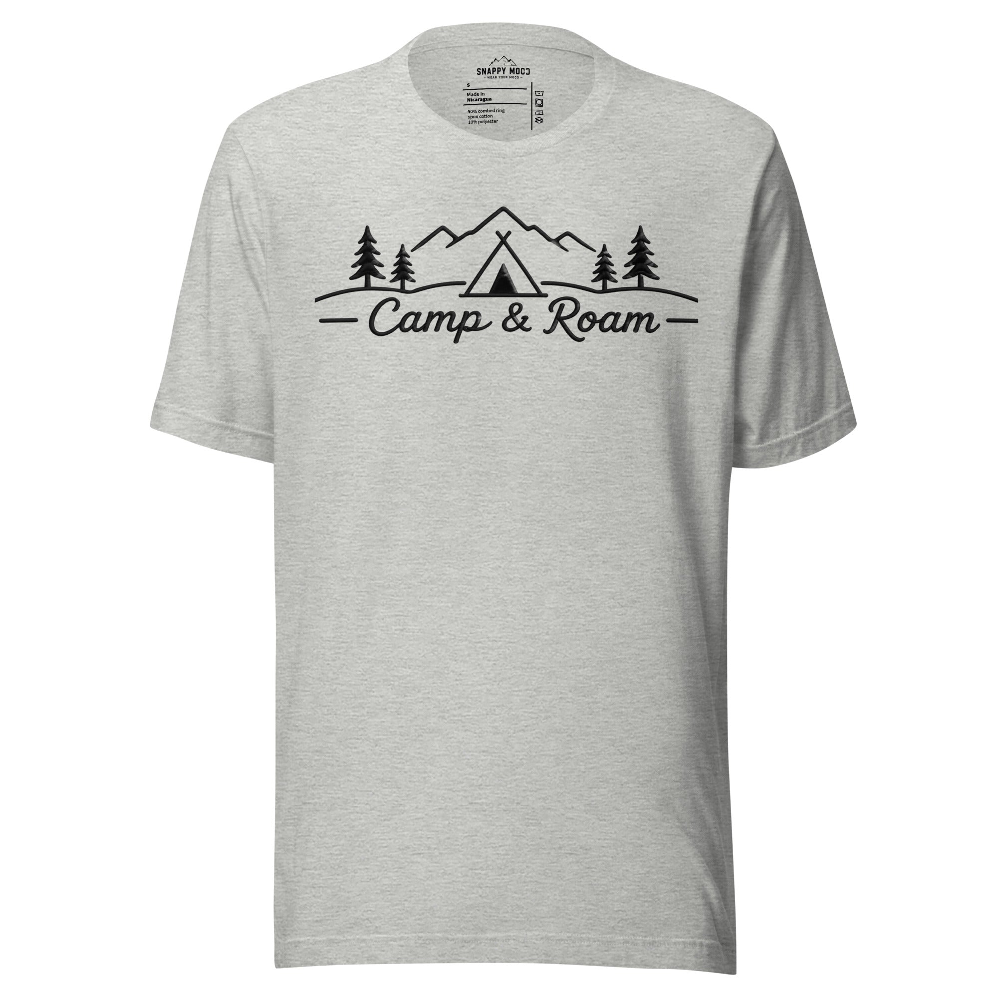 Camp and Roam Camping T-Shirt - Snappy Mood